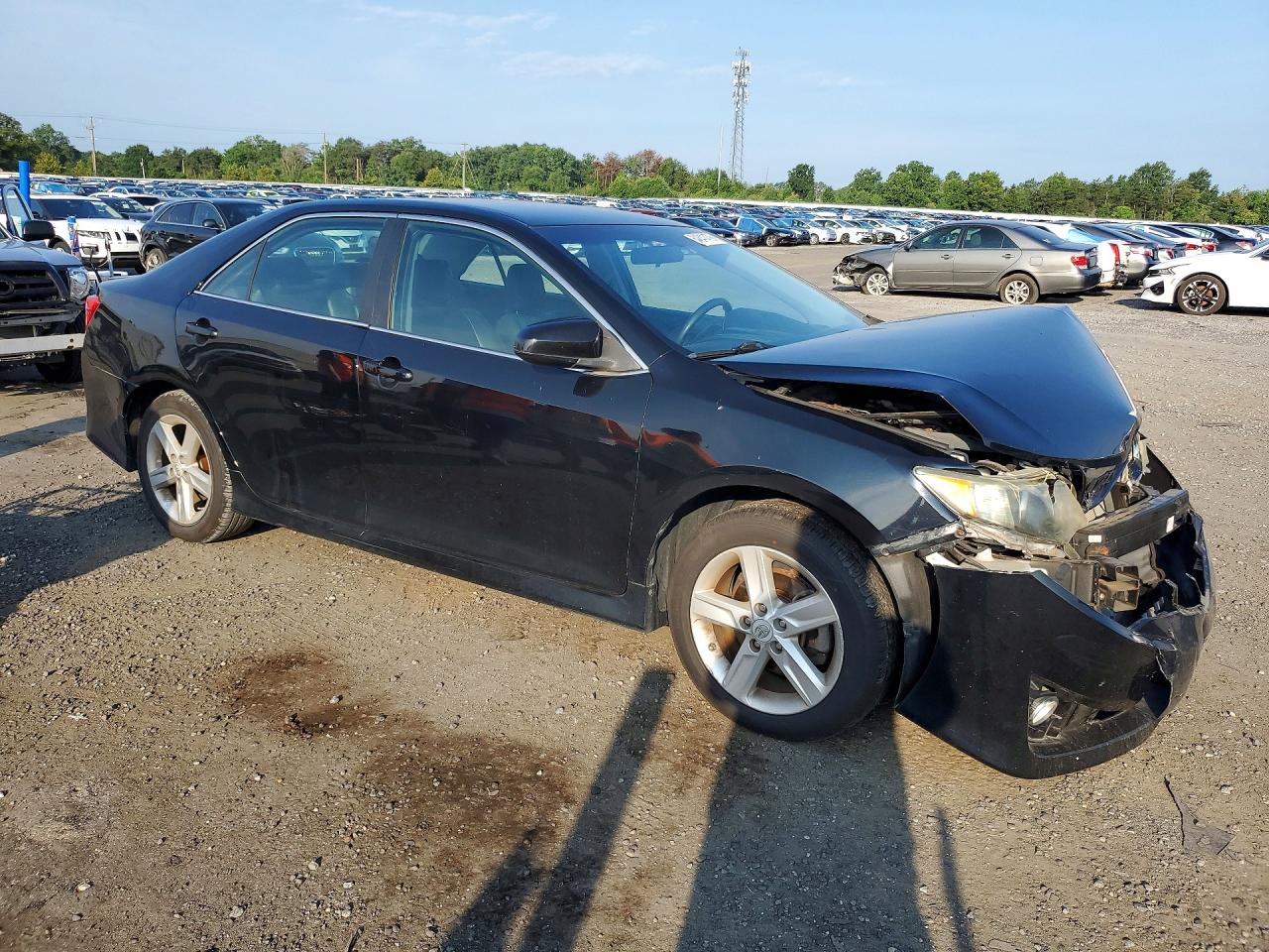 2012 Toyota Camry Se Black vin: 4T1BF1FK4CU044744