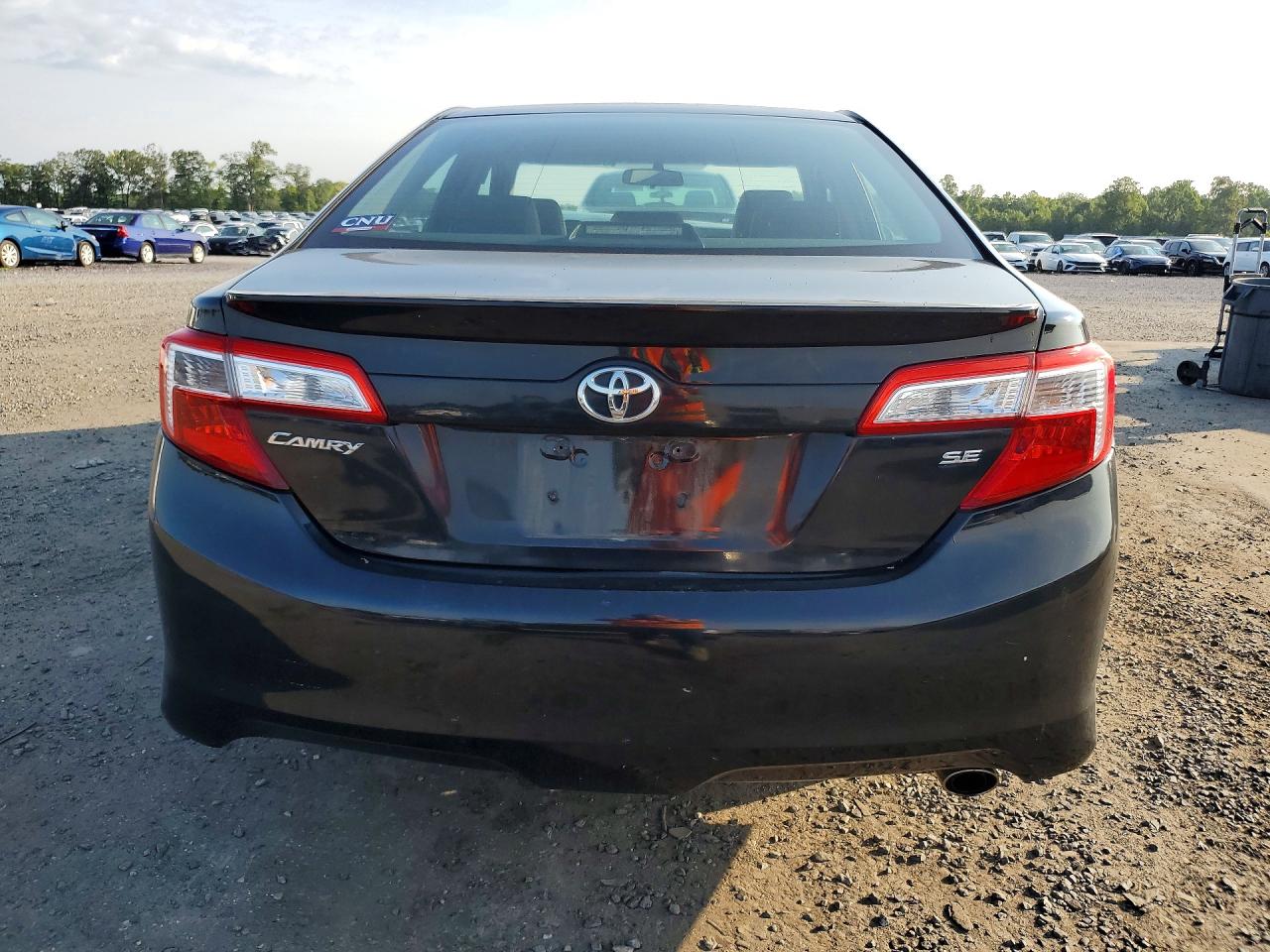 2012 Toyota Camry Se Black vin: 4T1BF1FK4CU044744