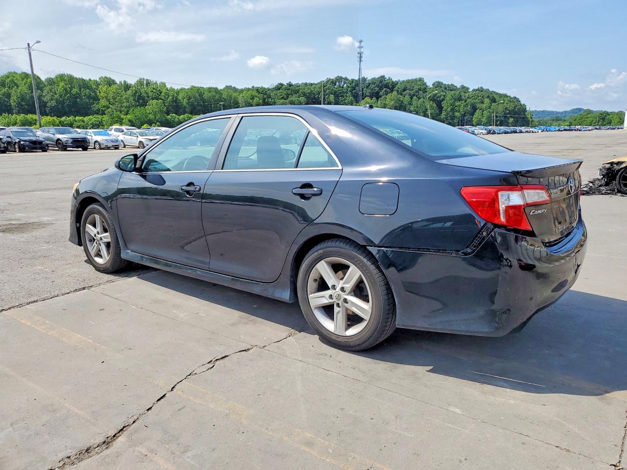 2012 Toyota Camry Se Black vin: 4T1BF1FK4CU064217