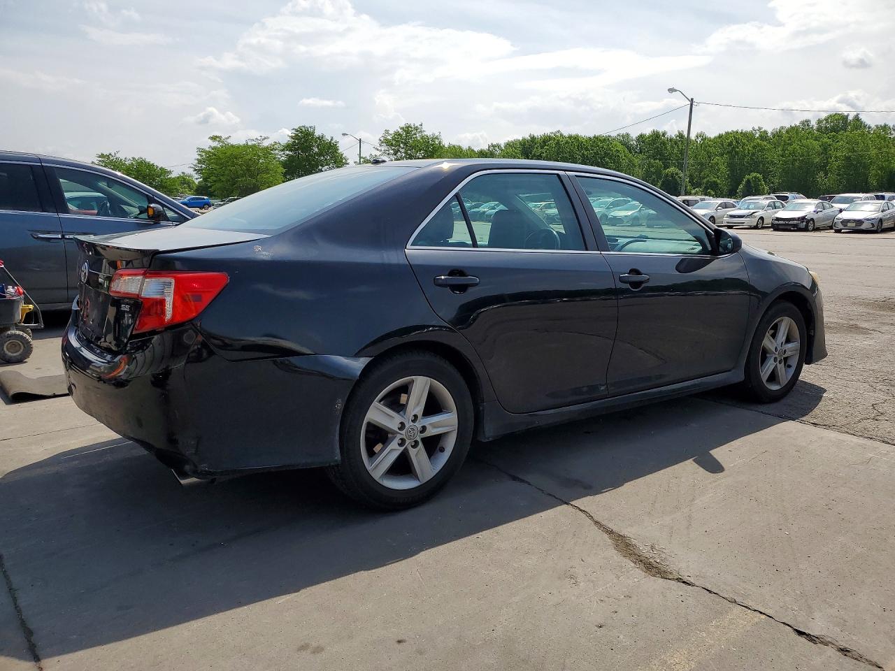 2012 Toyota Camry Se Black vin: 4T1BF1FK4CU064217