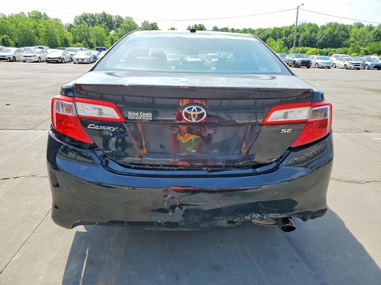 2012 Toyota Camry Se Black vin: 4T1BF1FK4CU064217