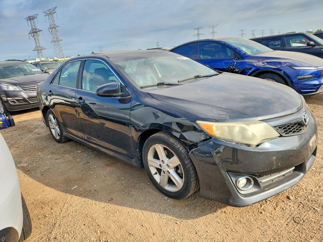 2012 Toyota Camry Se Gray vin: 4T1BF1FK4CU064654