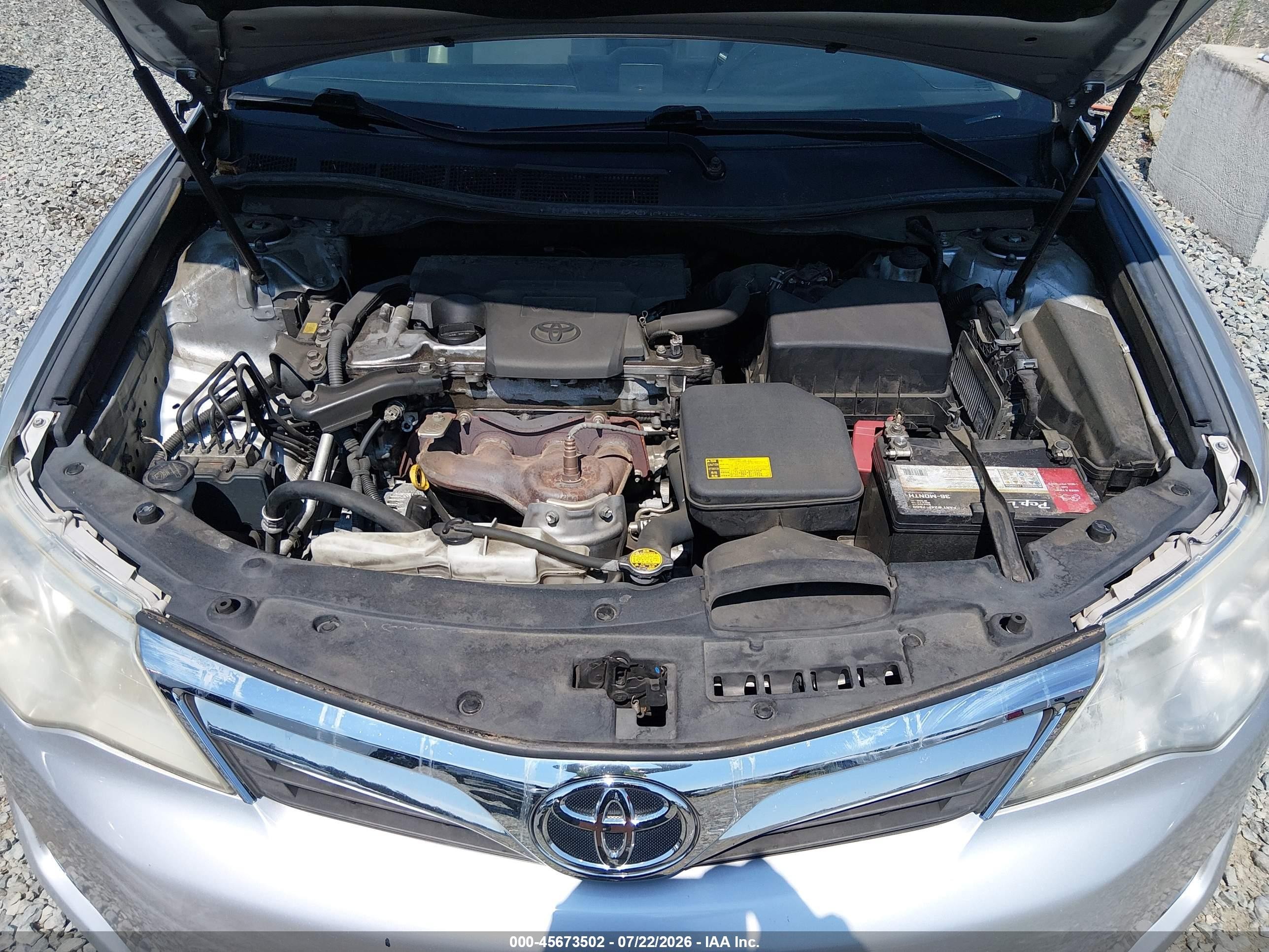 2012 Toyota Camry Xle Silver vin: 4T1BF1FK4CU067859