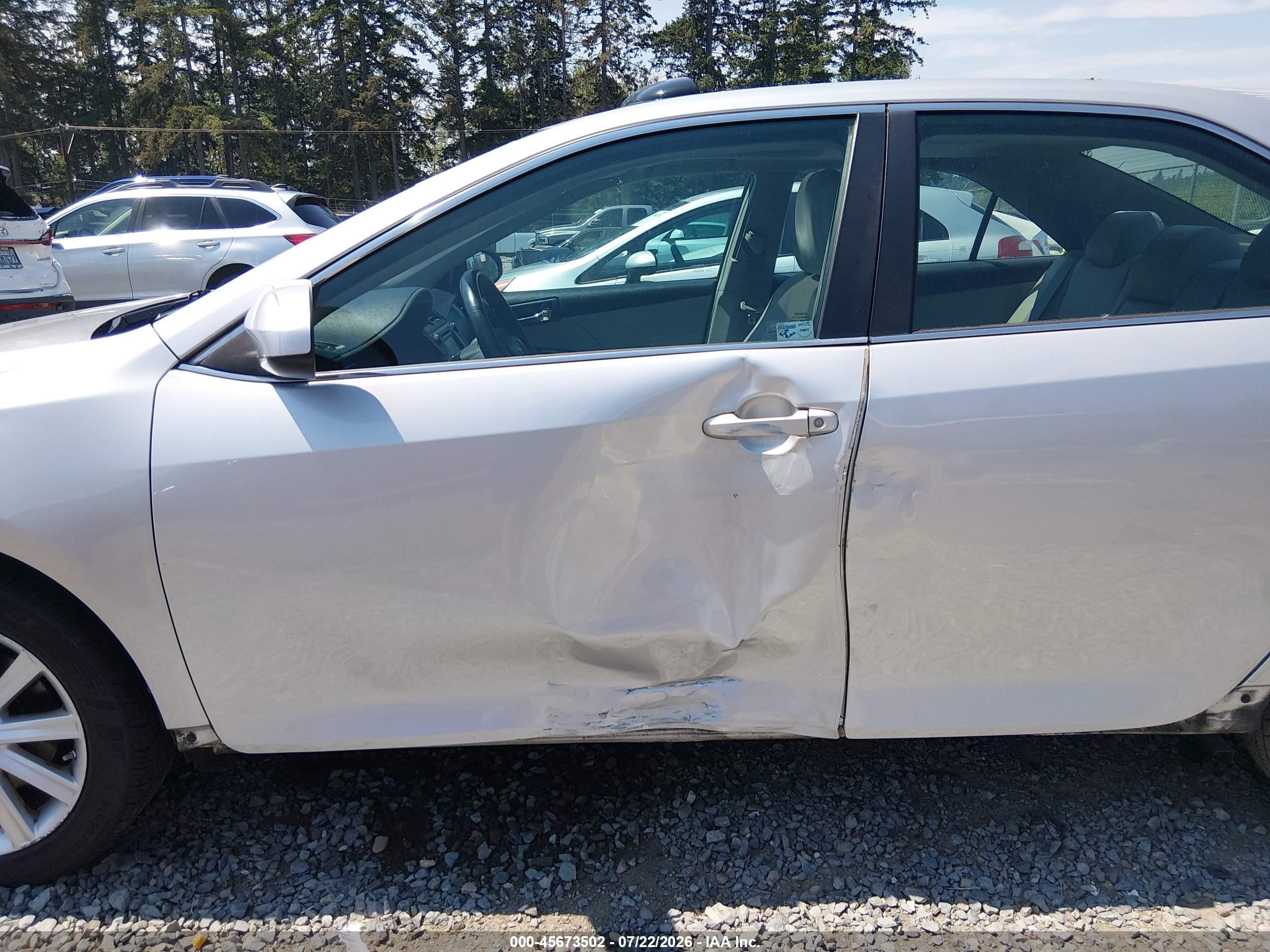2012 Toyota Camry Xle Silver vin: 4T1BF1FK4CU067859