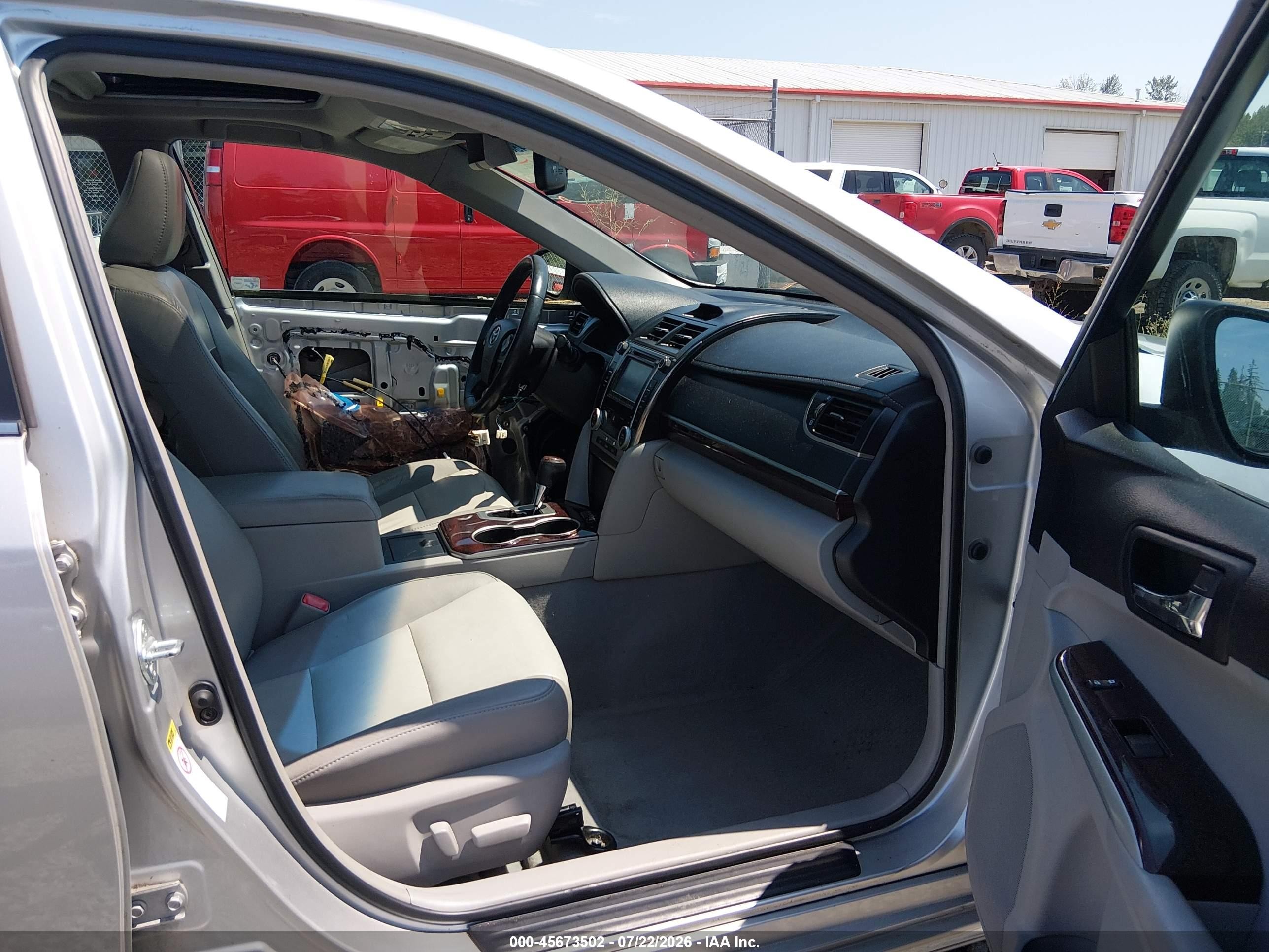2012 Toyota Camry Xle Silver vin: 4T1BF1FK4CU067859