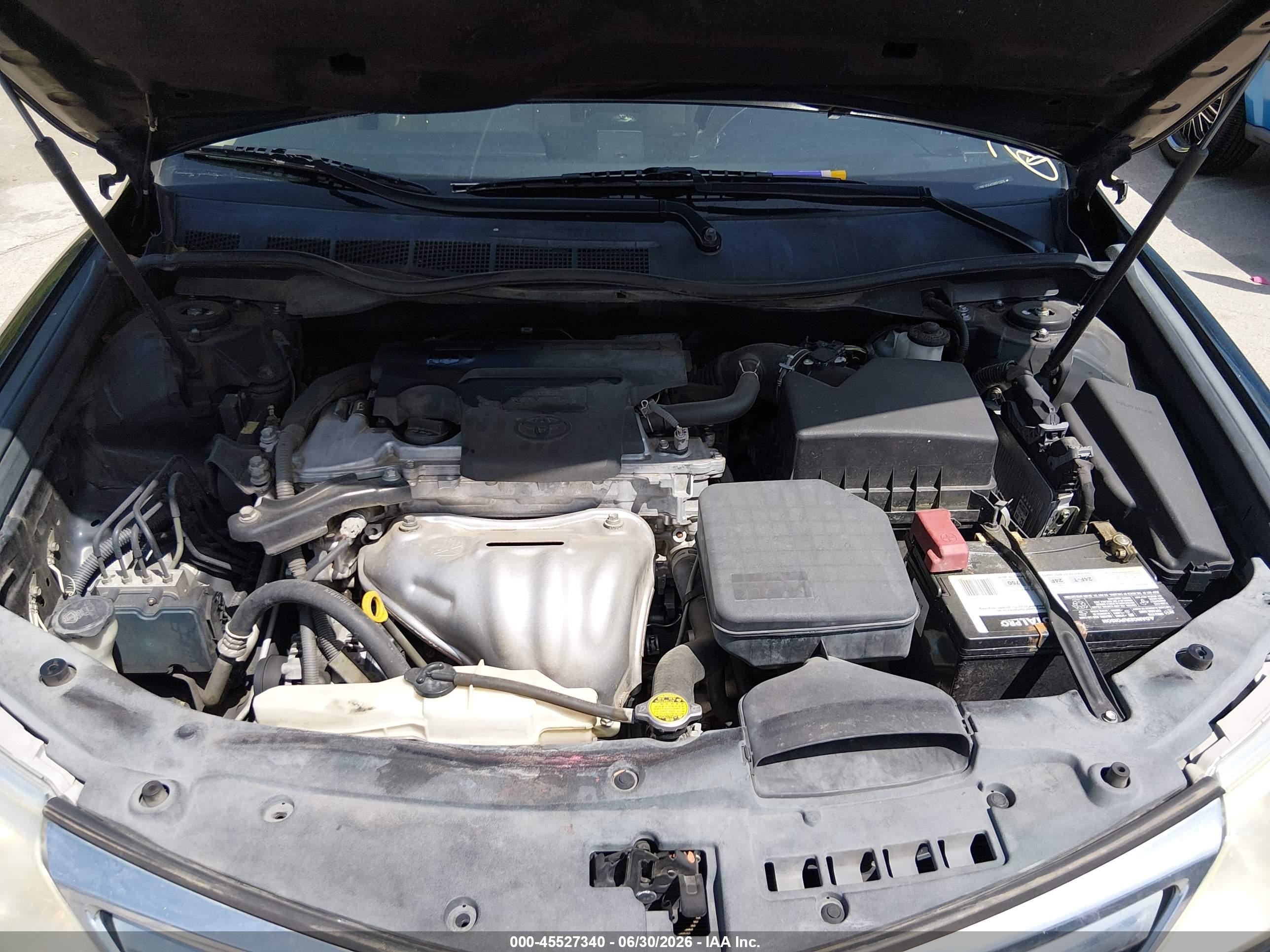 2012 Toyota Camry Xle Black vin: 4T1BF1FK4CU071376