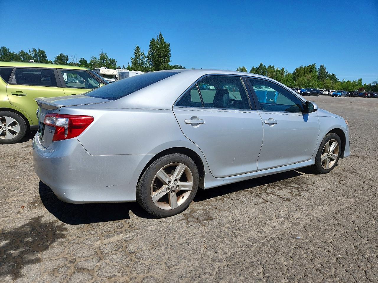2012 Toyota Camry Se Silver vin: 4T1BF1FK4CU074861