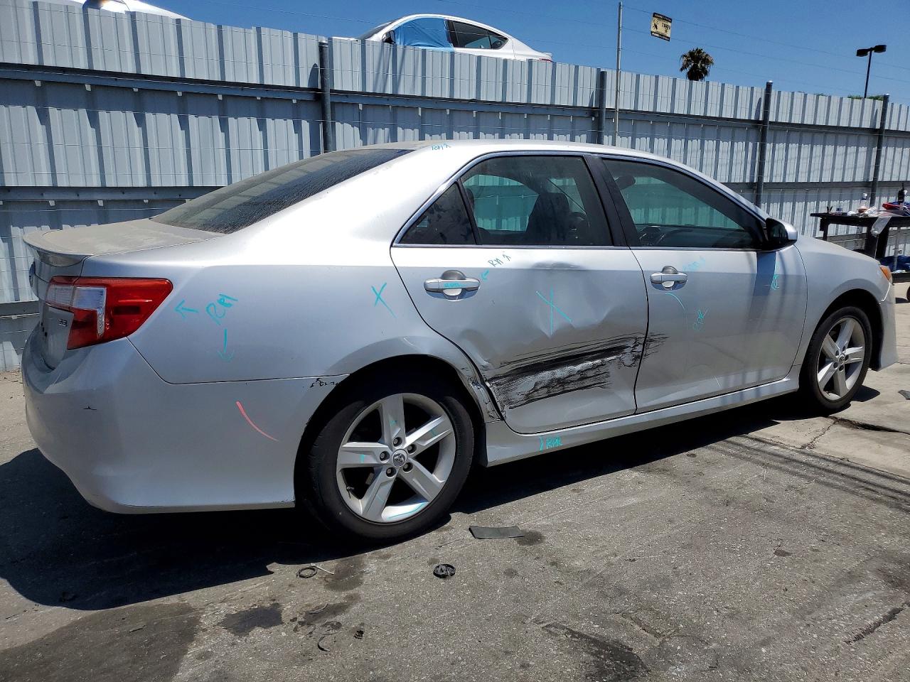 2012 Toyota Camry Se Silver vin: 4T1BF1FK4CU078389