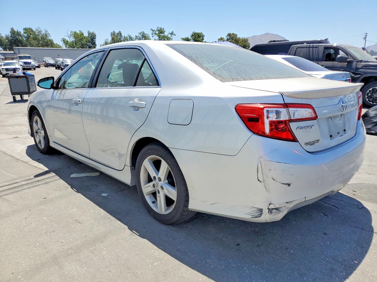 2012 Toyota Camry Se Silver vin: 4T1BF1FK4CU078389