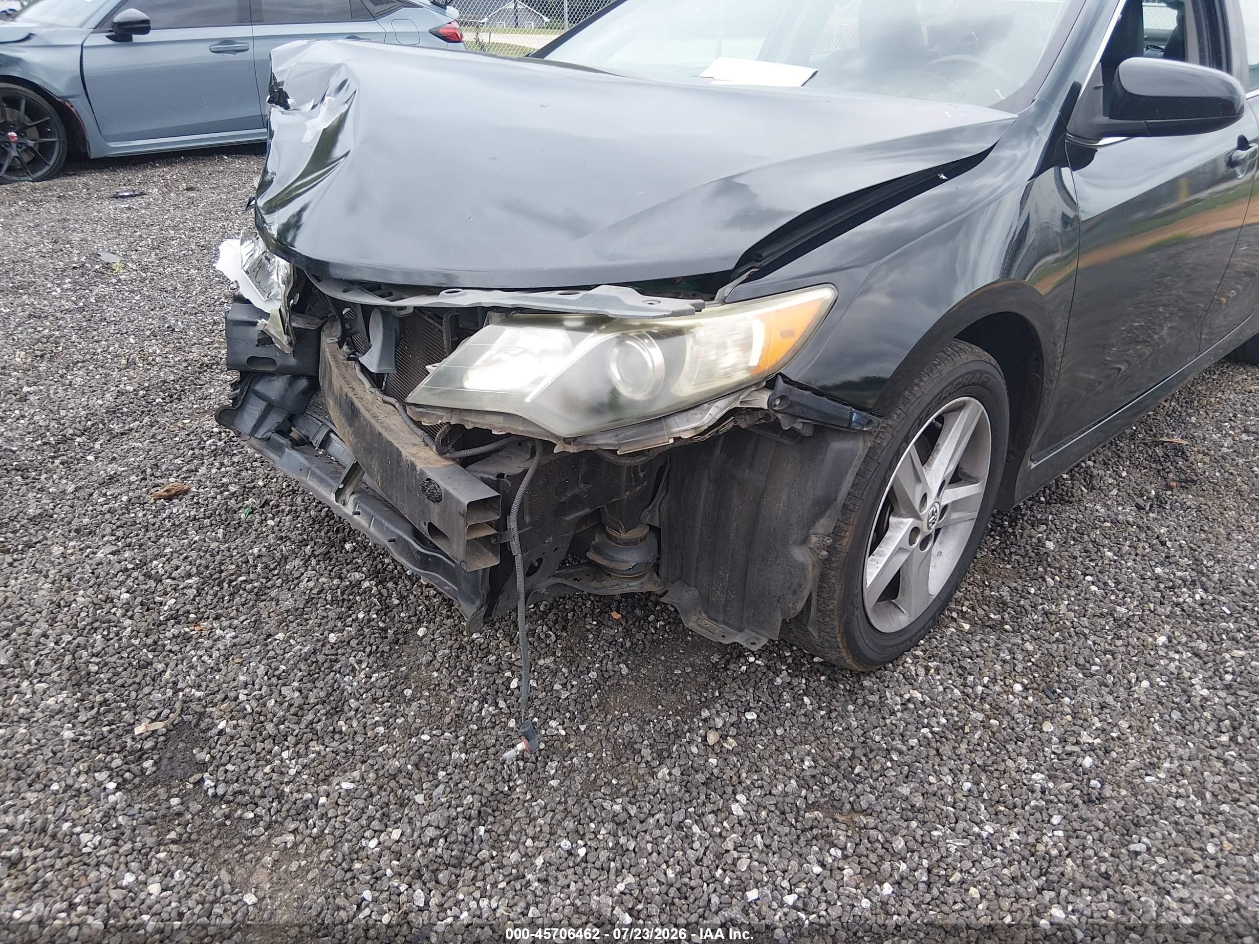 2012 Toyota Camry Se Black vin: 4T1BF1FK4CU079087