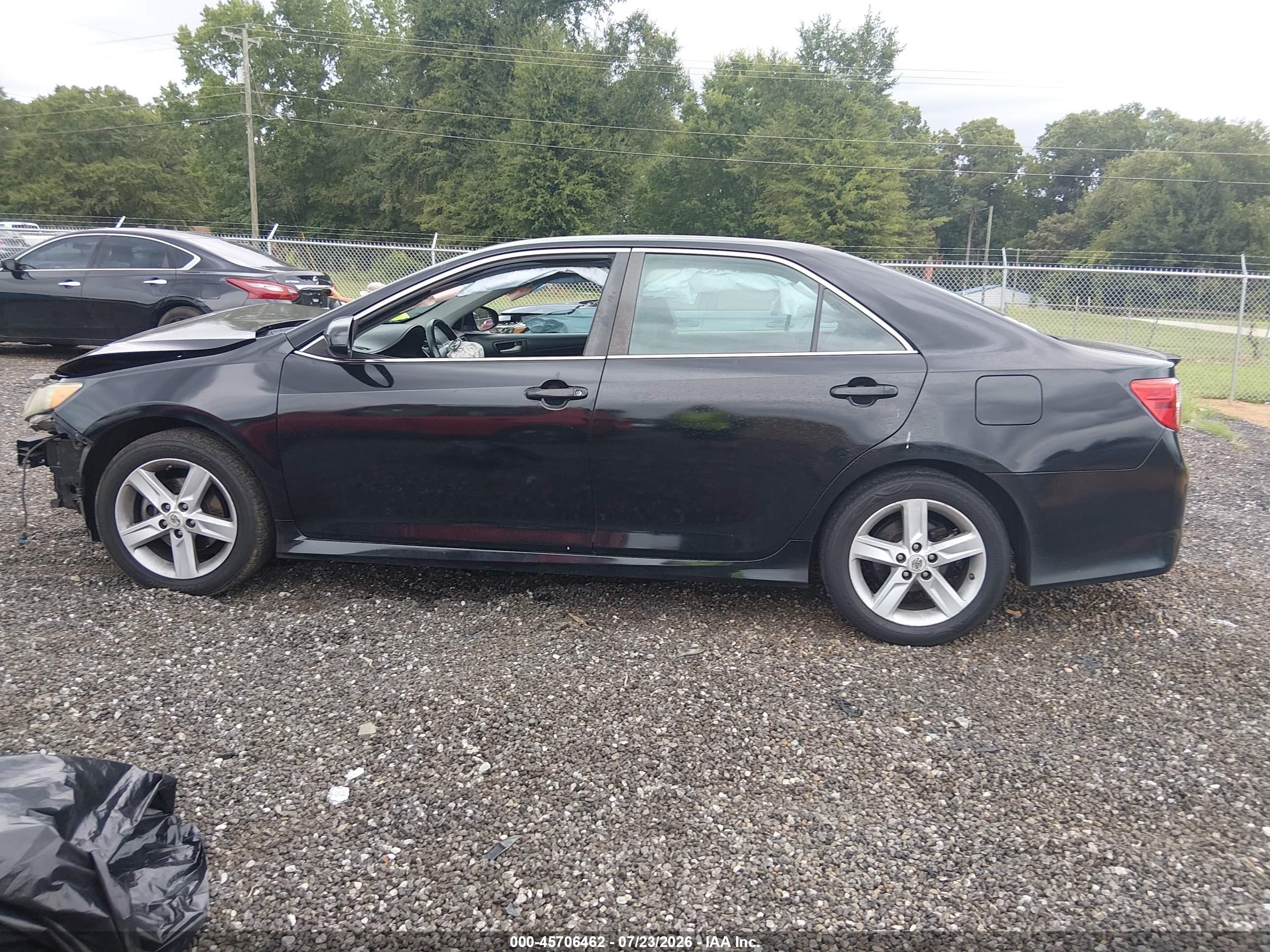 2012 Toyota Camry Se Black vin: 4T1BF1FK4CU079087