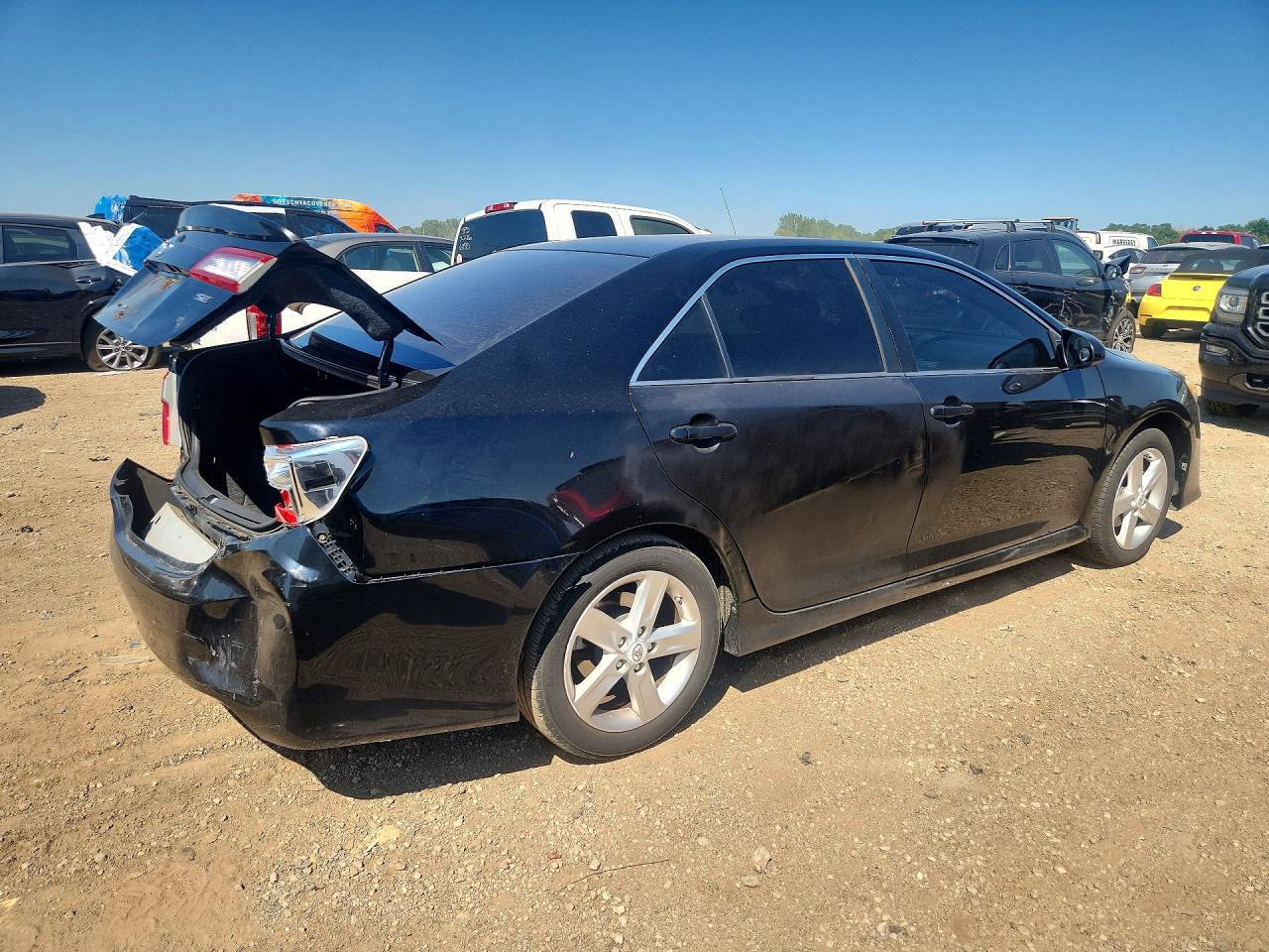 2012 Toyota Camry Se Black vin: 4T1BF1FK4CU081955