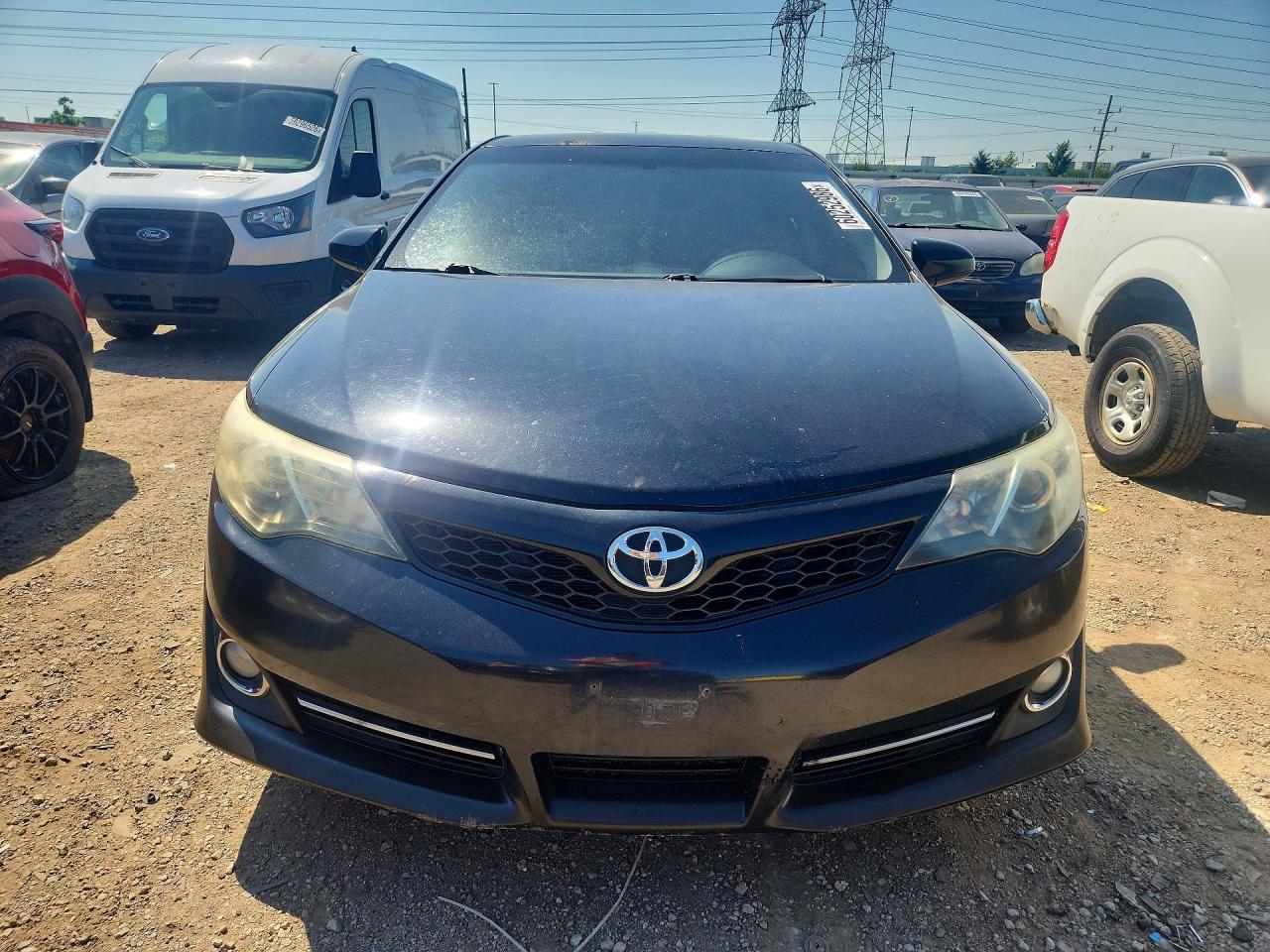 2012 Toyota Camry Se Black vin: 4T1BF1FK4CU081955