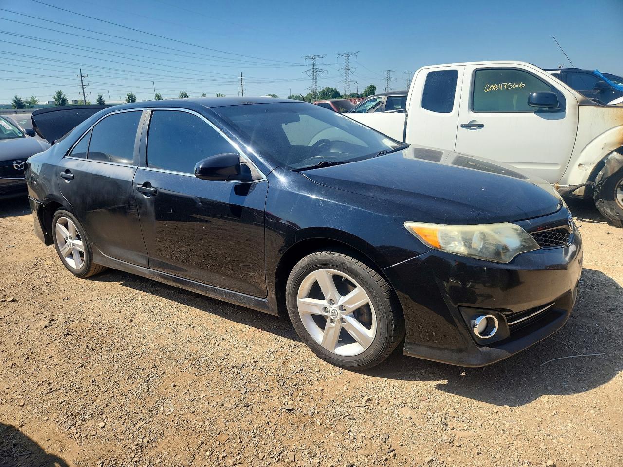 2012 Toyota Camry Se Black vin: 4T1BF1FK4CU081955