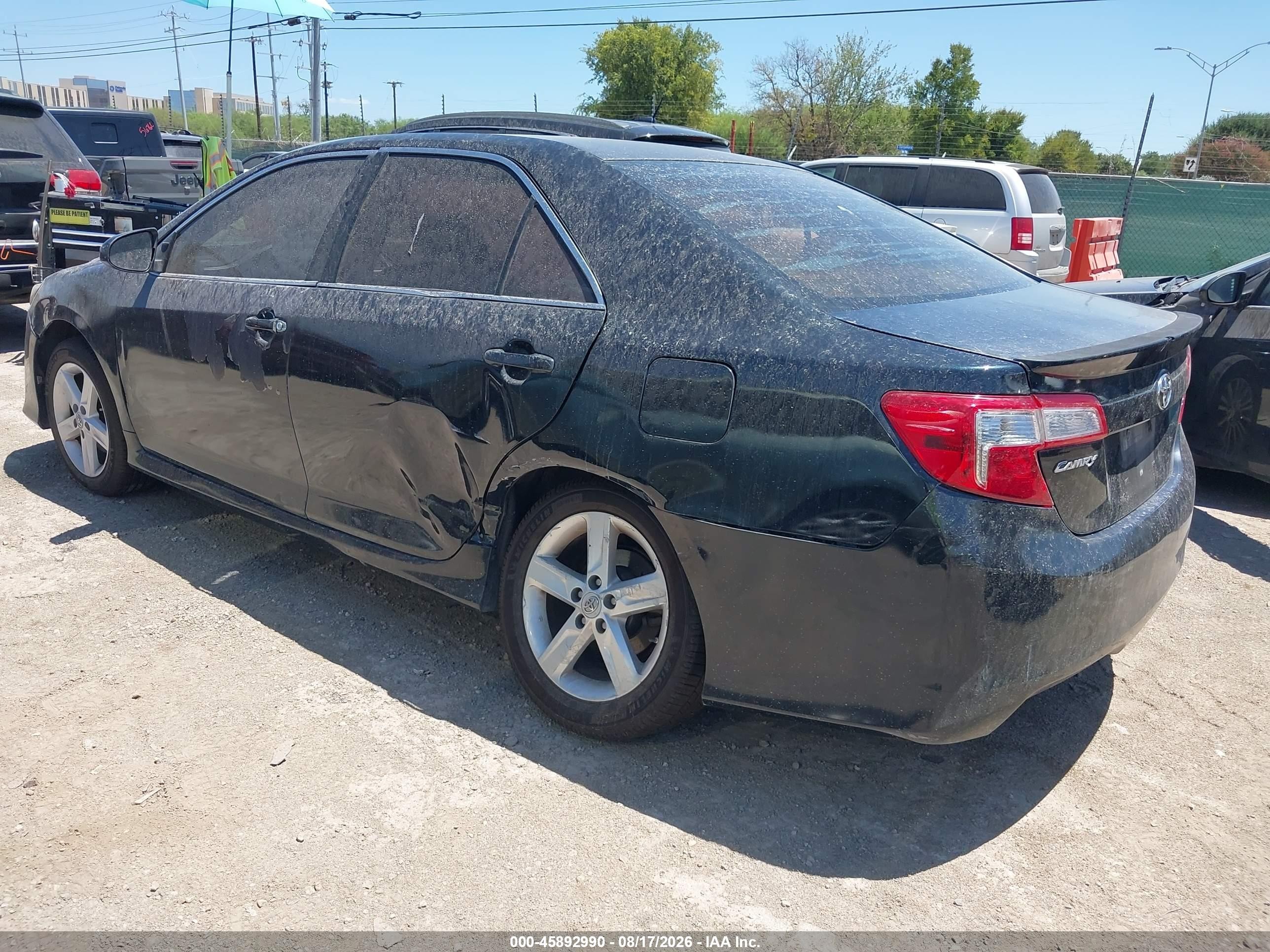 2012 Toyota Camry Se Dark Blue vin: 4T1BF1FK4CU091384