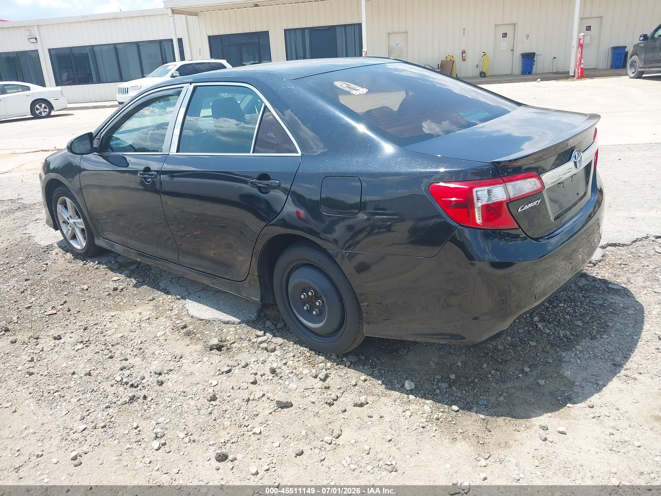 2012 Toyota Camry Se Black vin: 4T1BF1FK4CU101976