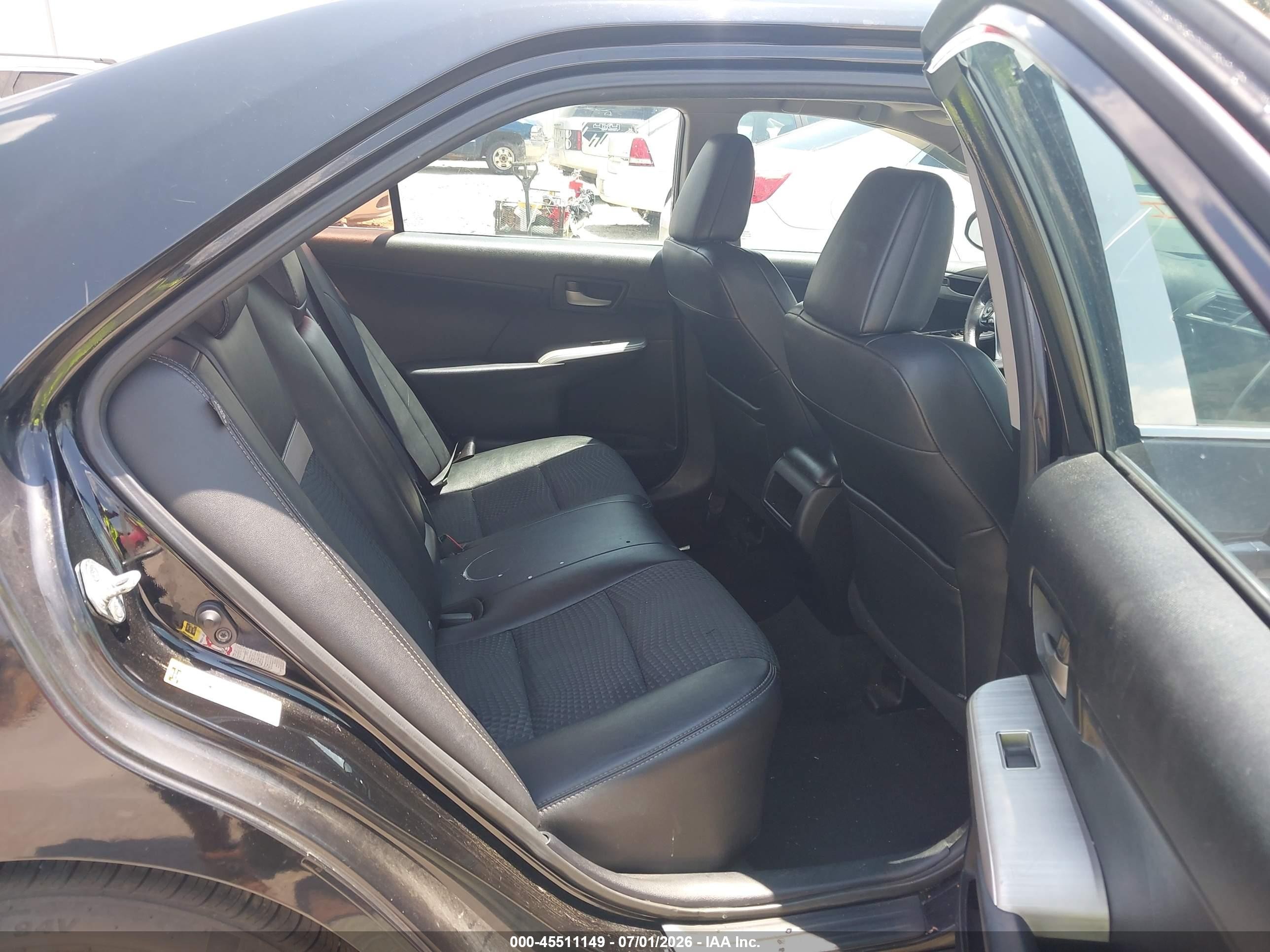 2012 Toyota Camry Se Black vin: 4T1BF1FK4CU101976