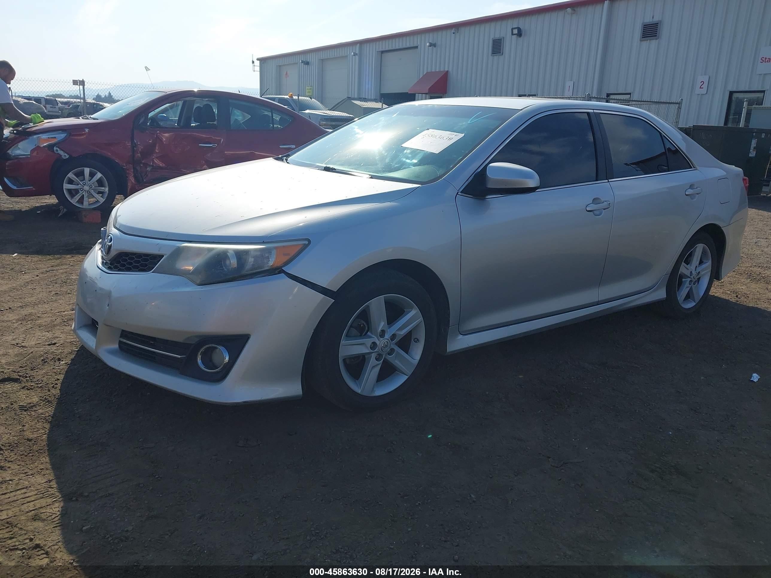 2012 Toyota Camry Se Серебряный vin: 4T1BF1FK4CU126070