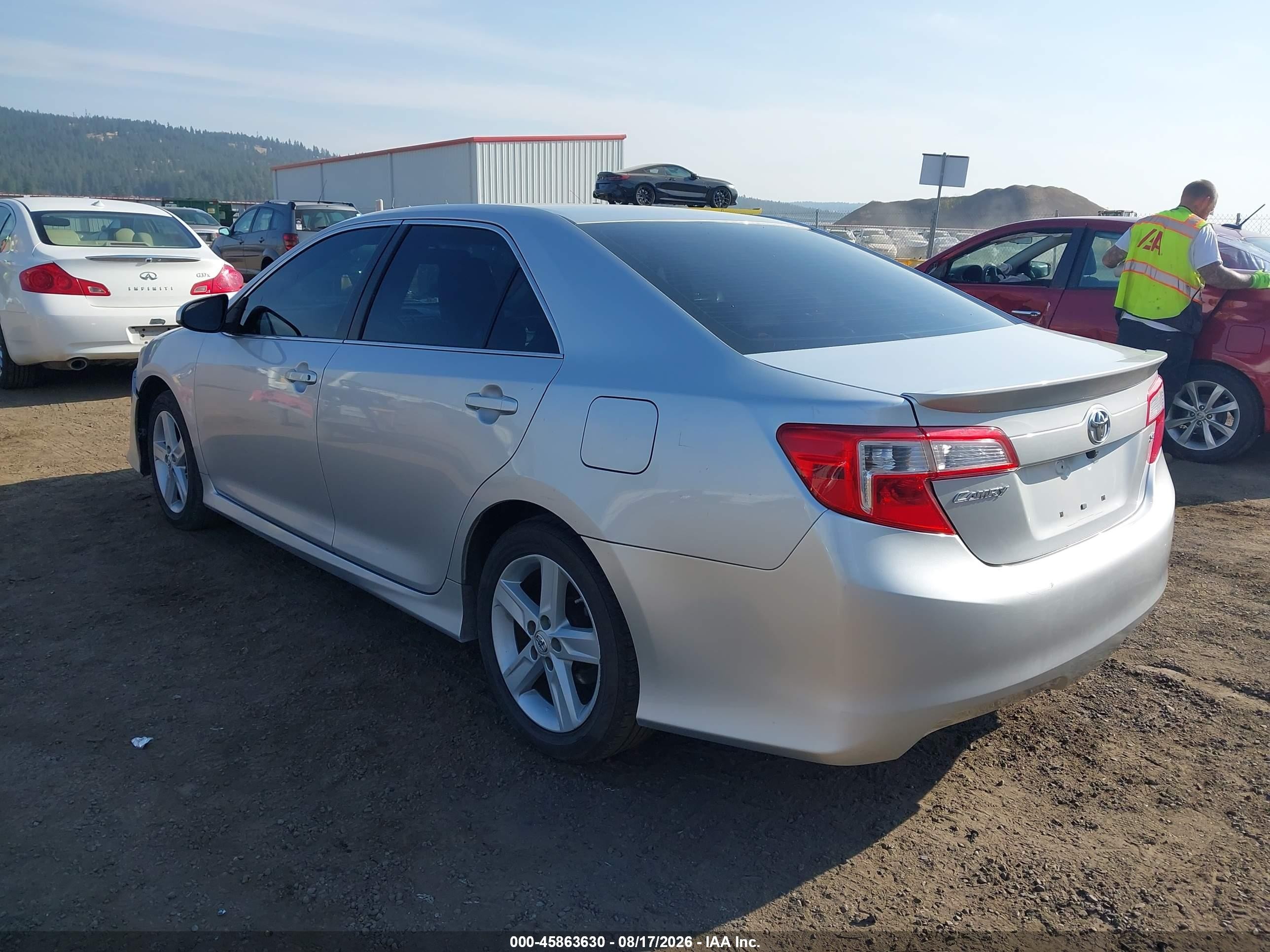 2012 Toyota Camry Se Серебряный vin: 4T1BF1FK4CU126070