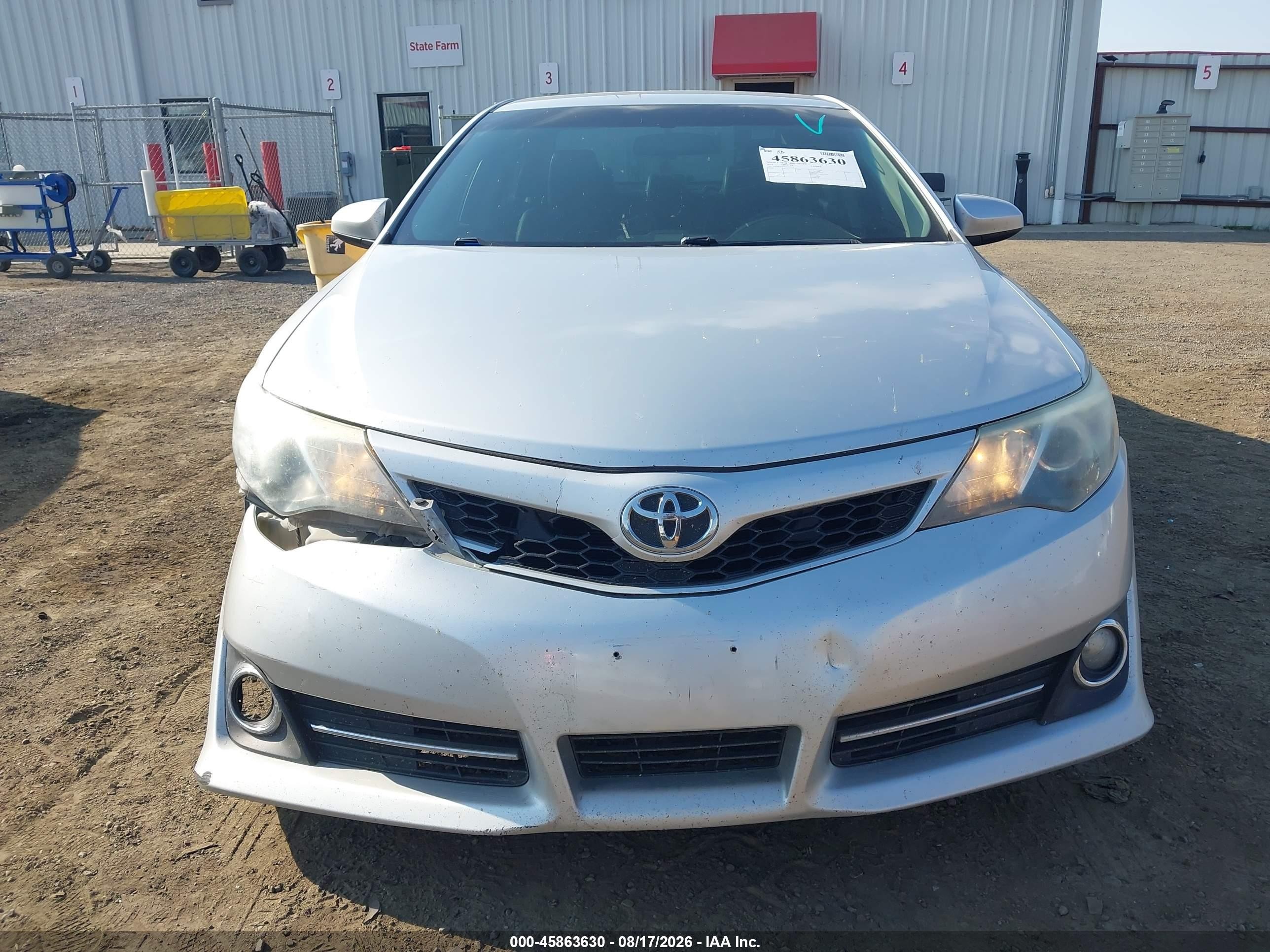 2012 Toyota Camry Se Серебряный vin: 4T1BF1FK4CU126070