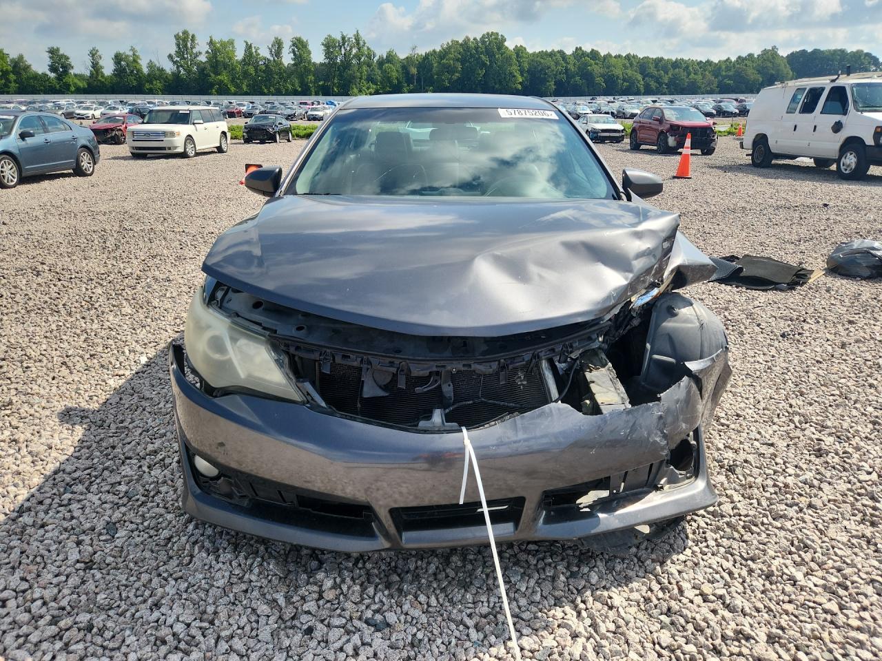 2012 Toyota Camry Se Gray vin: 4T1BF1FK4CU129843