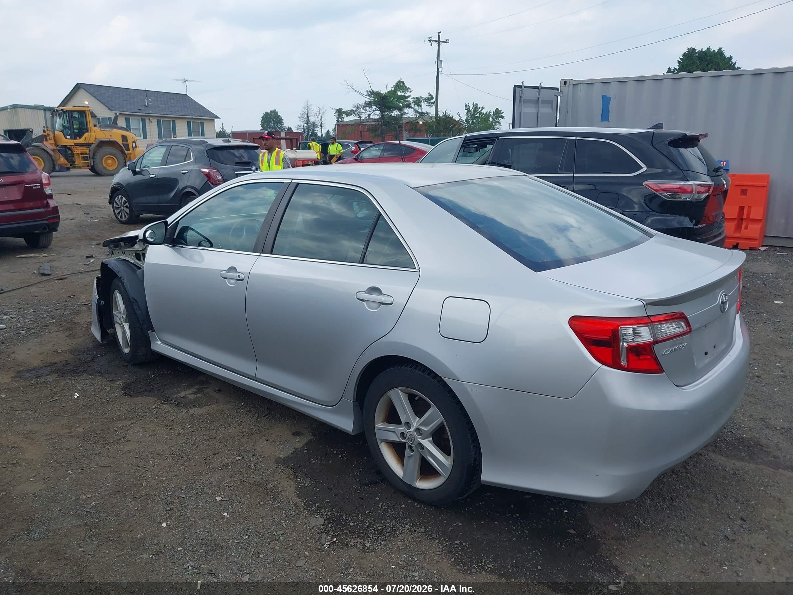 2012 Toyota Camry Se Silver vin: 4T1BF1FK4CU134508