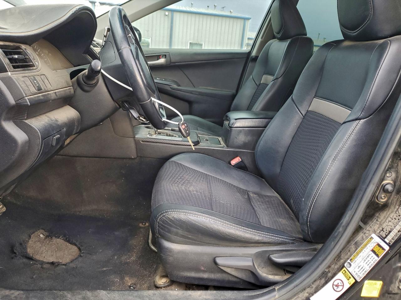 2012 Toyota Camry Se Black vin: 4T1BF1FK4CU138848