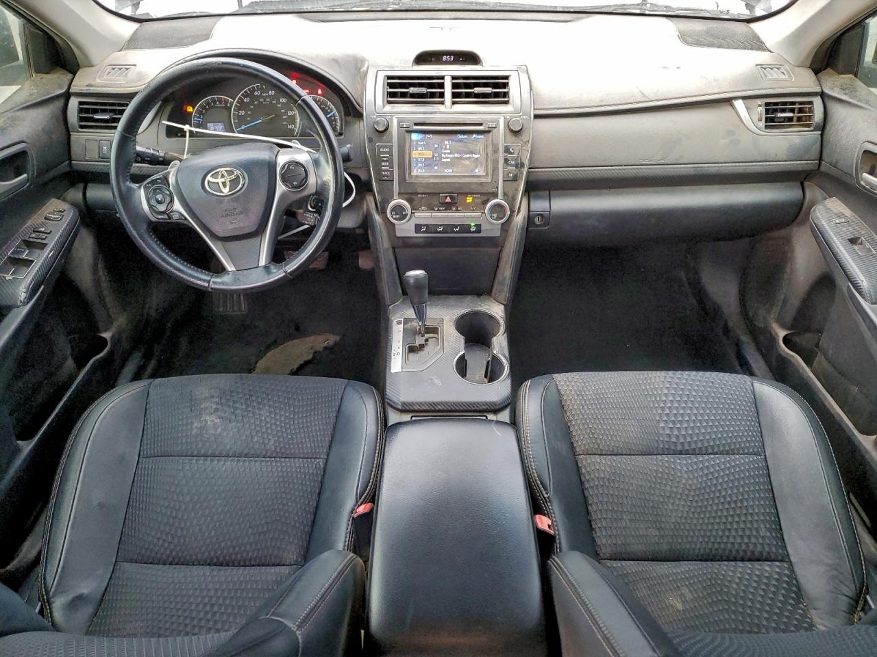 2012 Toyota Camry Se Black vin: 4T1BF1FK4CU138848