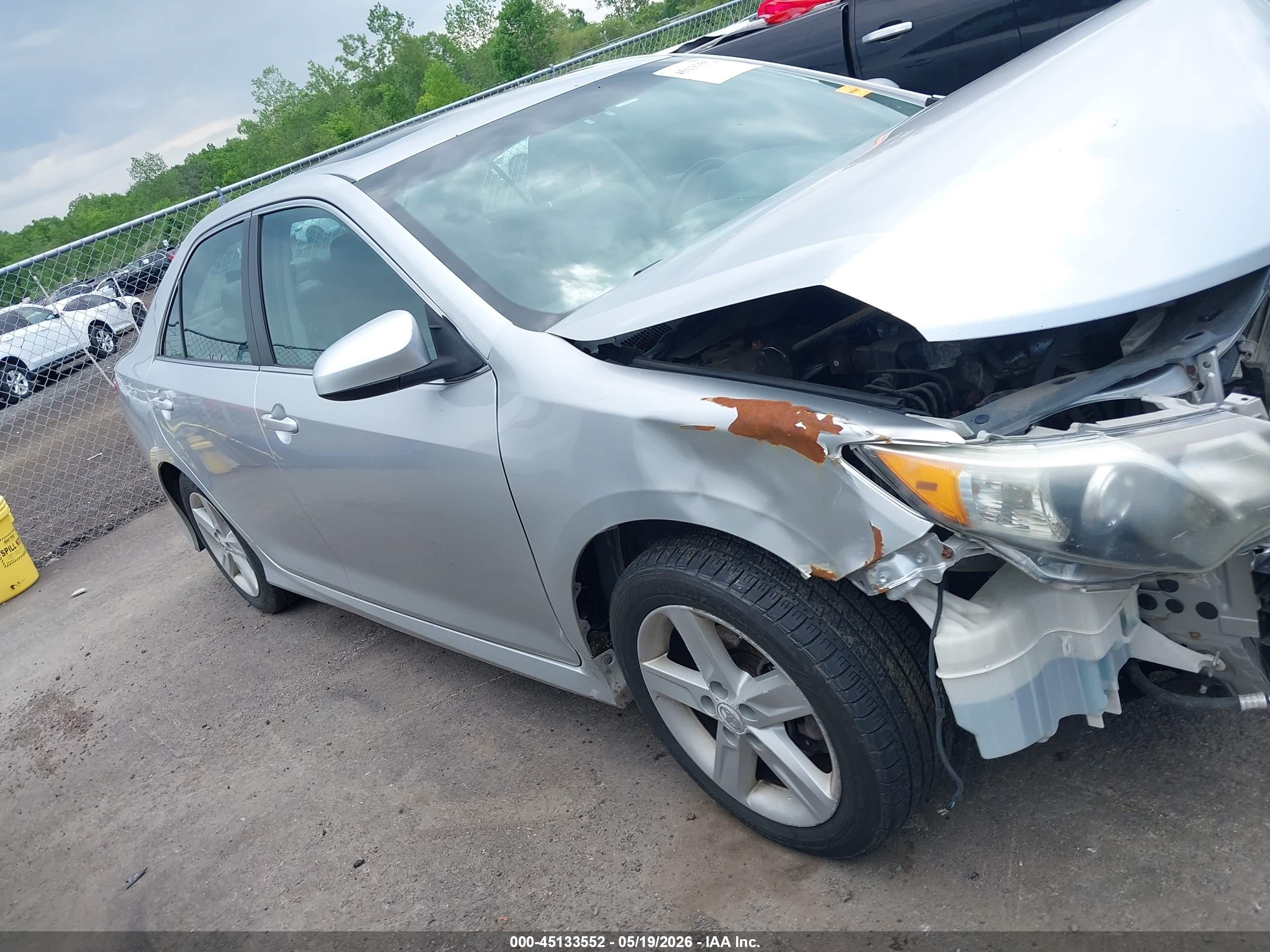 2012 Toyota Camry Se Silver vin: 4T1BF1FK4CU140437