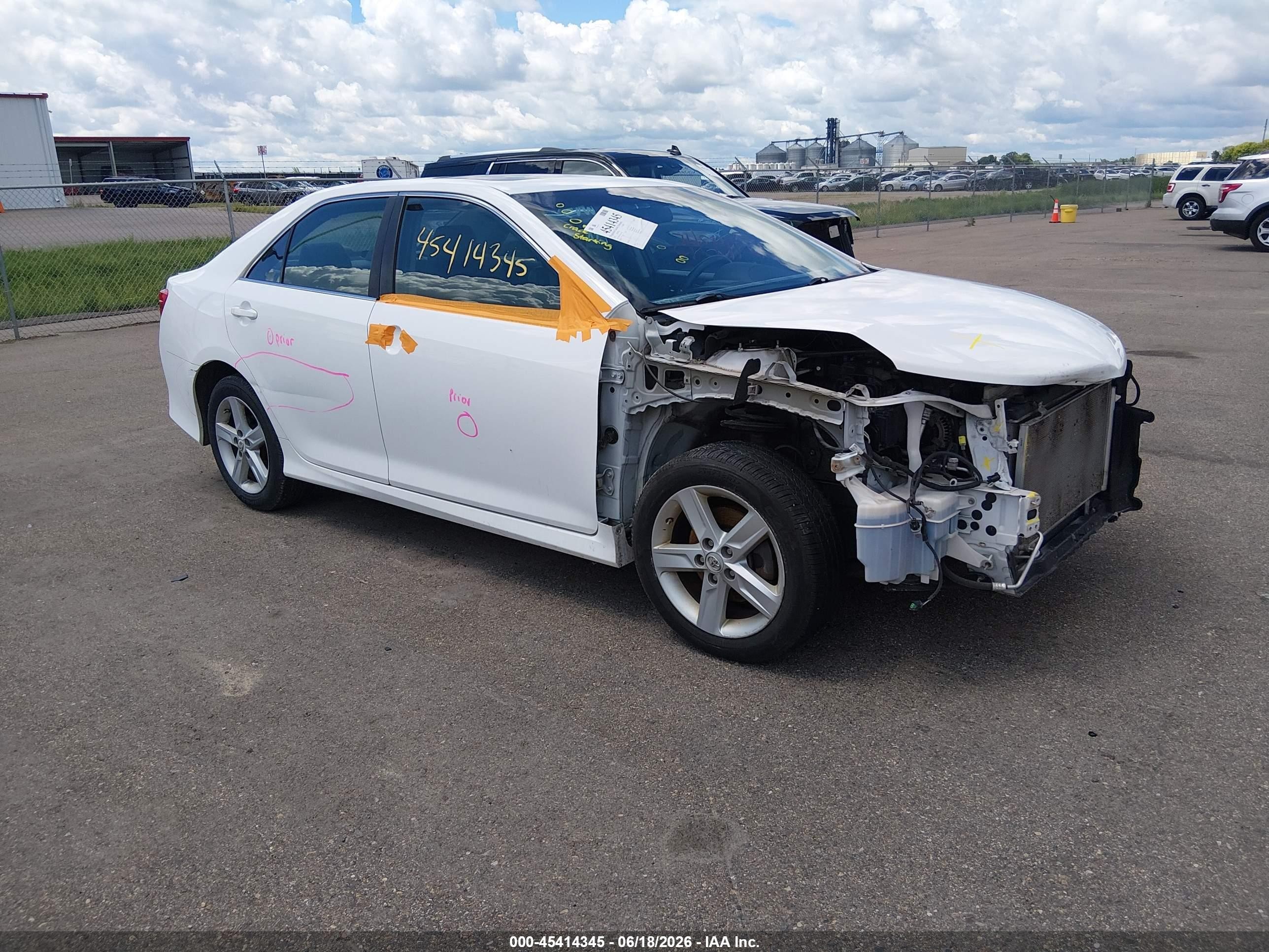 2012 Toyota Camry Se White vin: 4T1BF1FK4CU144262