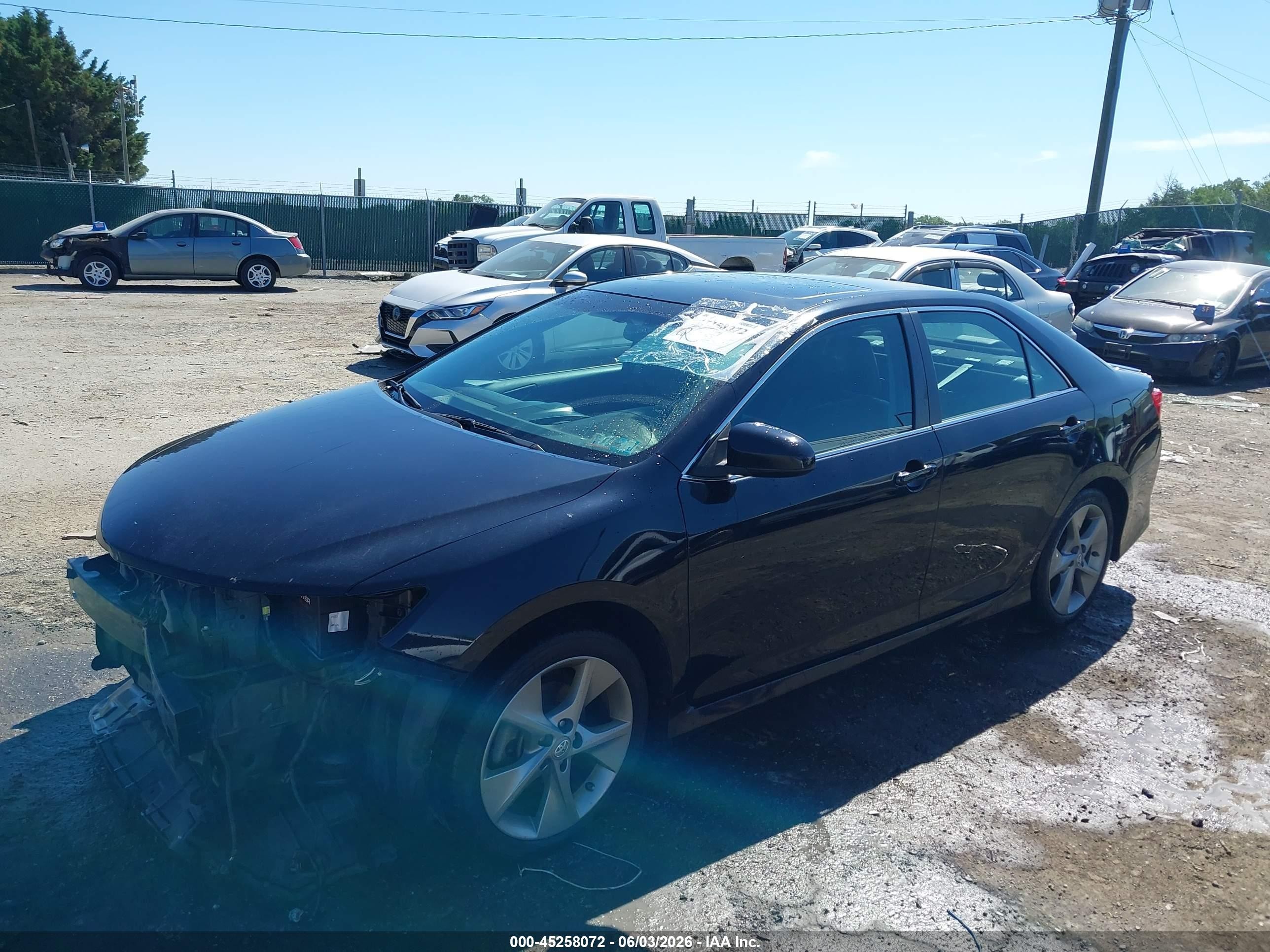 2012 Toyota Camry Se Limited Edition Black vin: 4T1BF1FK4CU153544