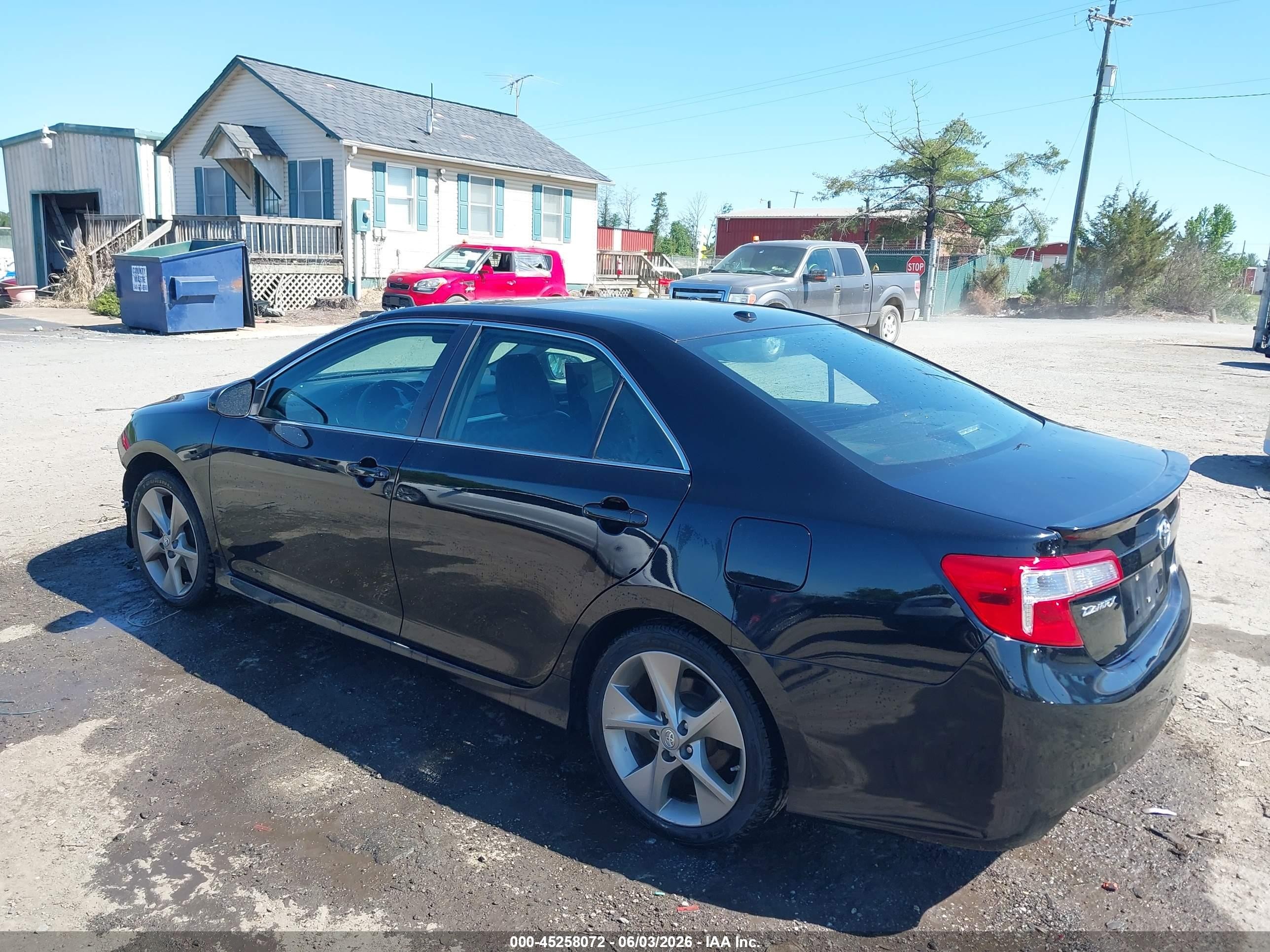2012 Toyota Camry Se Limited Edition Black vin: 4T1BF1FK4CU153544