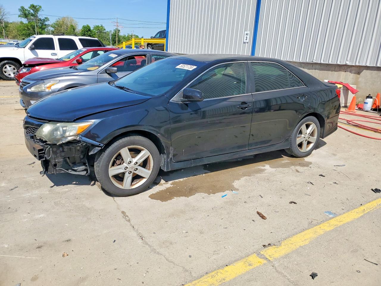 2012 Toyota Camry Se Black vin: 4T1BF1FK4CU153785