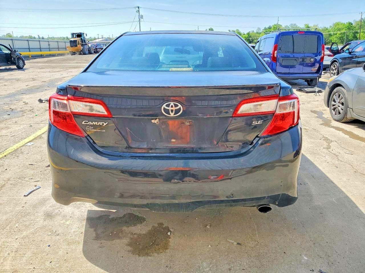 2012 Toyota Camry Se Black vin: 4T1BF1FK4CU153785