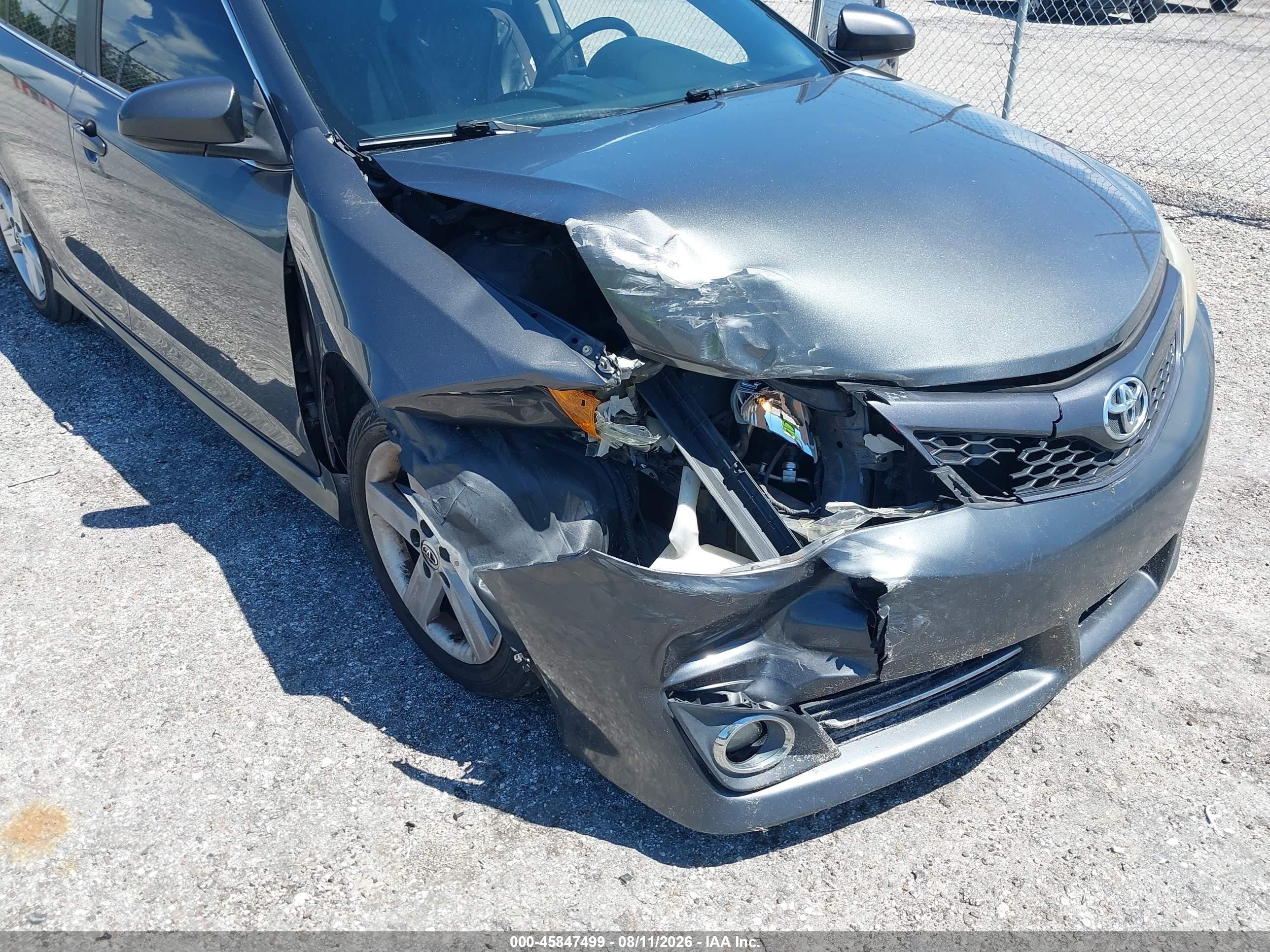 2012 Toyota Camry Se Gray vin: 4T1BF1FK4CU159408
