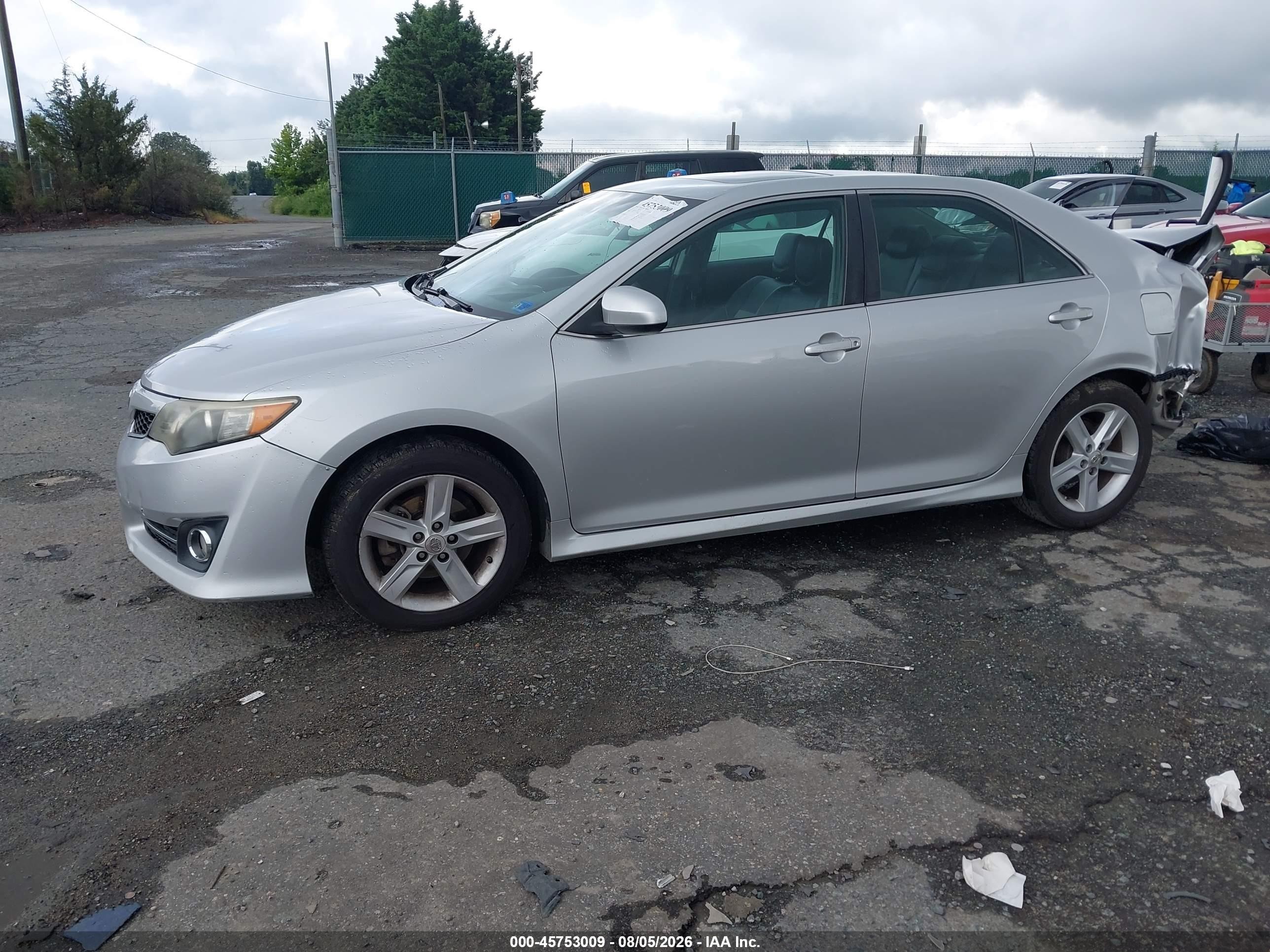 2012 Toyota Camry Se Серый vin: 4T1BF1FK4CU161417