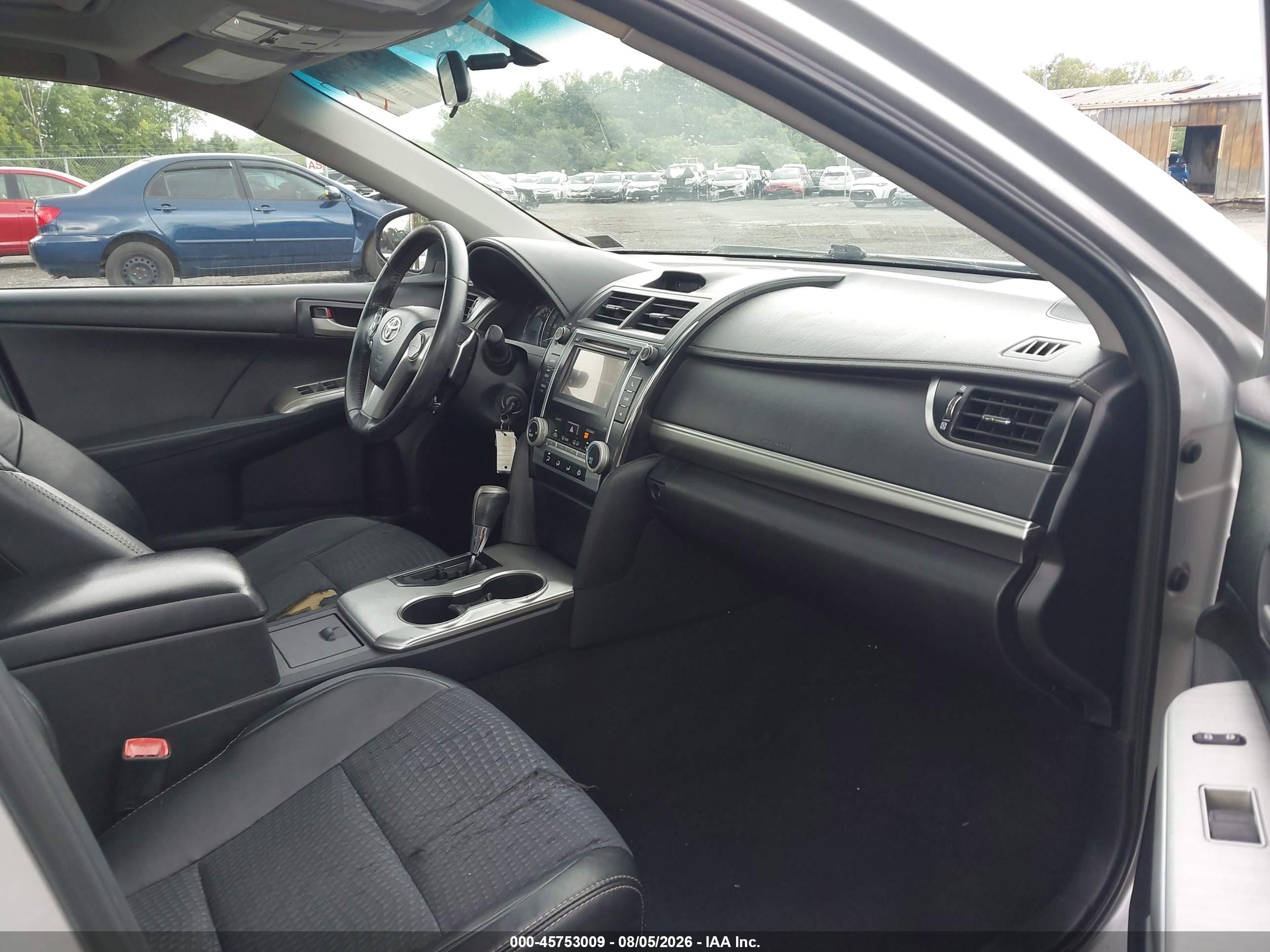 2012 Toyota Camry Se Серый vin: 4T1BF1FK4CU161417