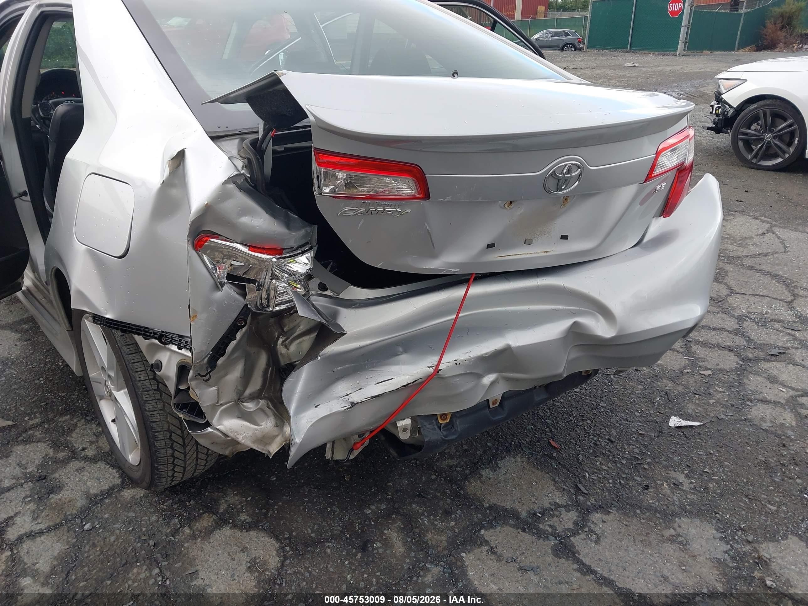 2012 Toyota Camry Se Серый vin: 4T1BF1FK4CU161417