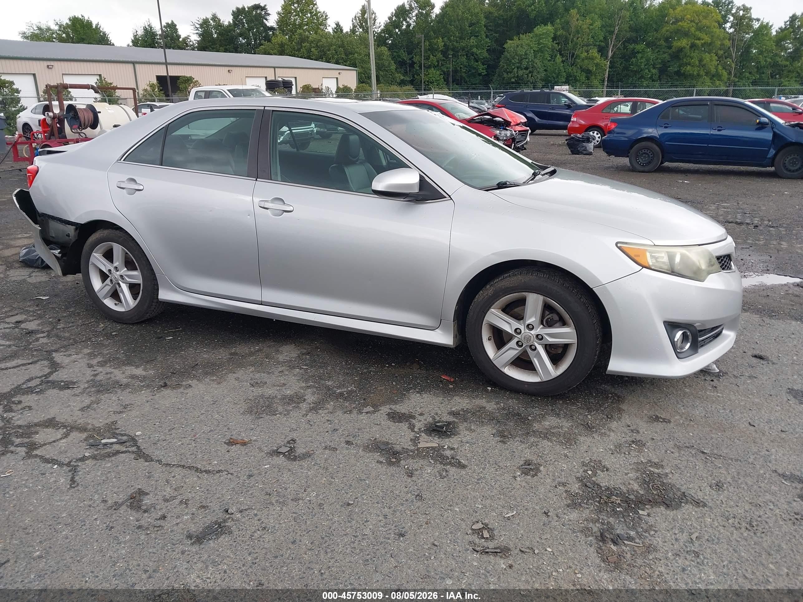 2012 Toyota Camry Se Gray vin: 4T1BF1FK4CU161417
