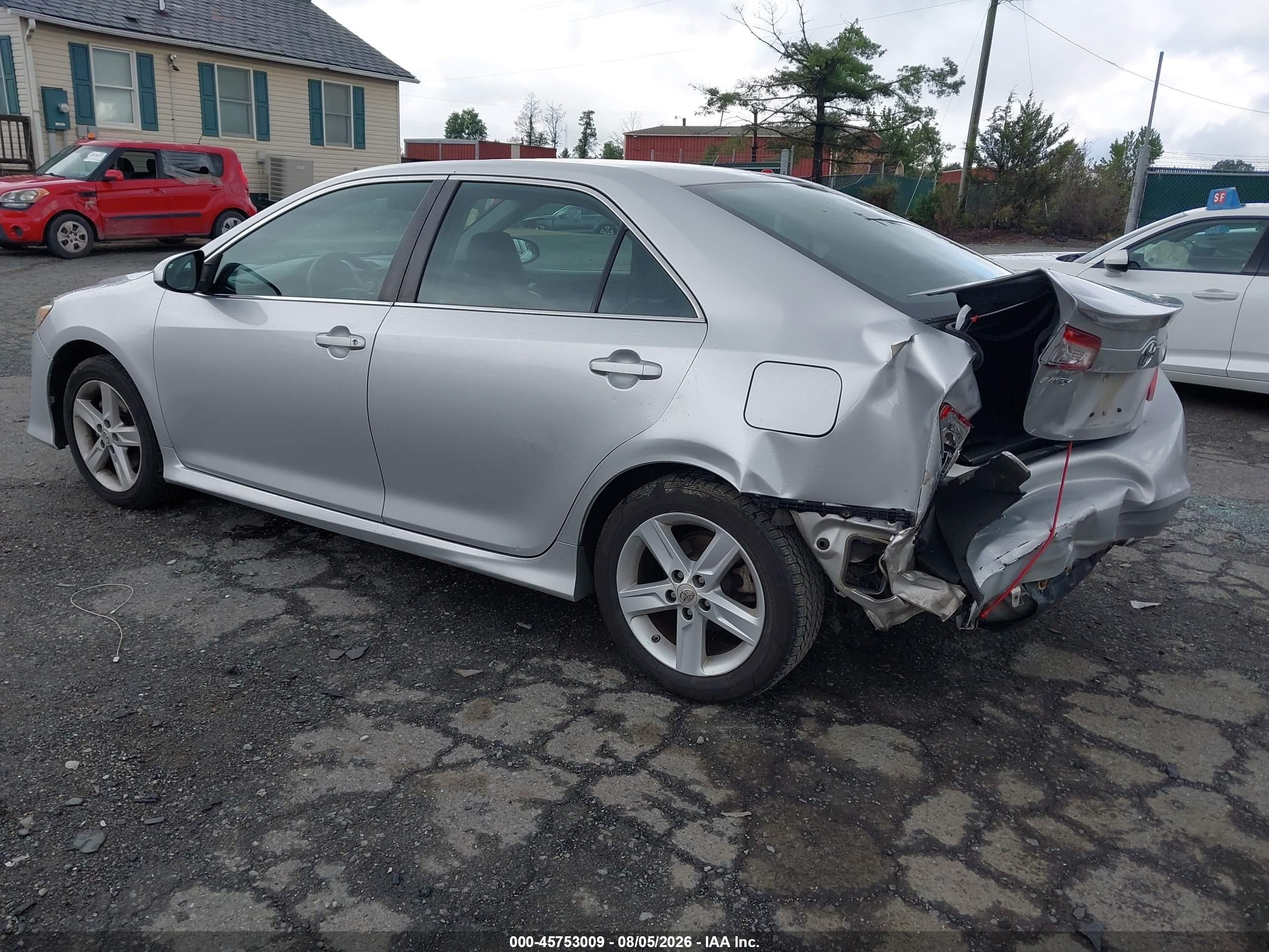 2012 Toyota Camry Se Серый vin: 4T1BF1FK4CU161417