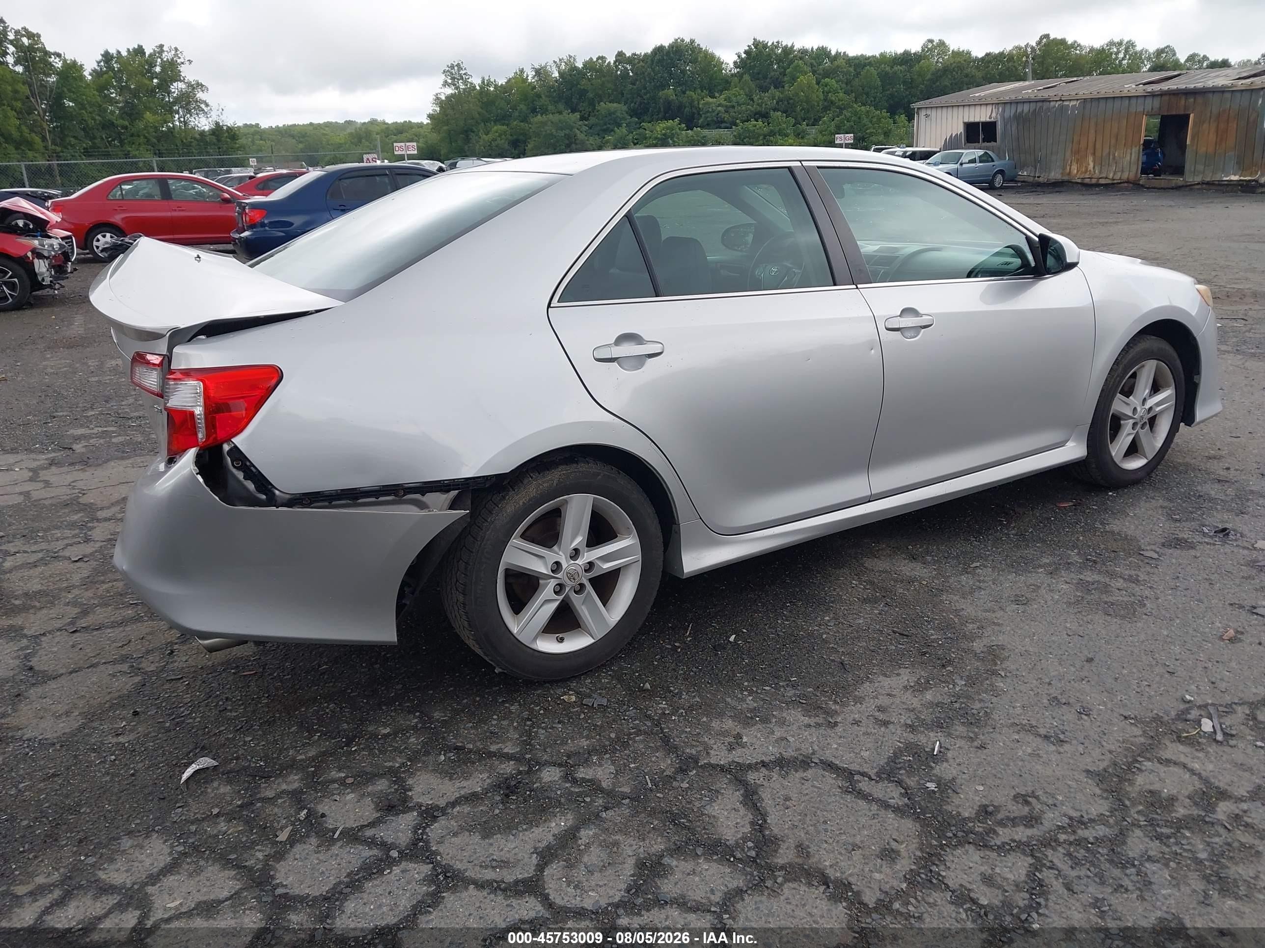 2012 Toyota Camry Se Серый vin: 4T1BF1FK4CU161417