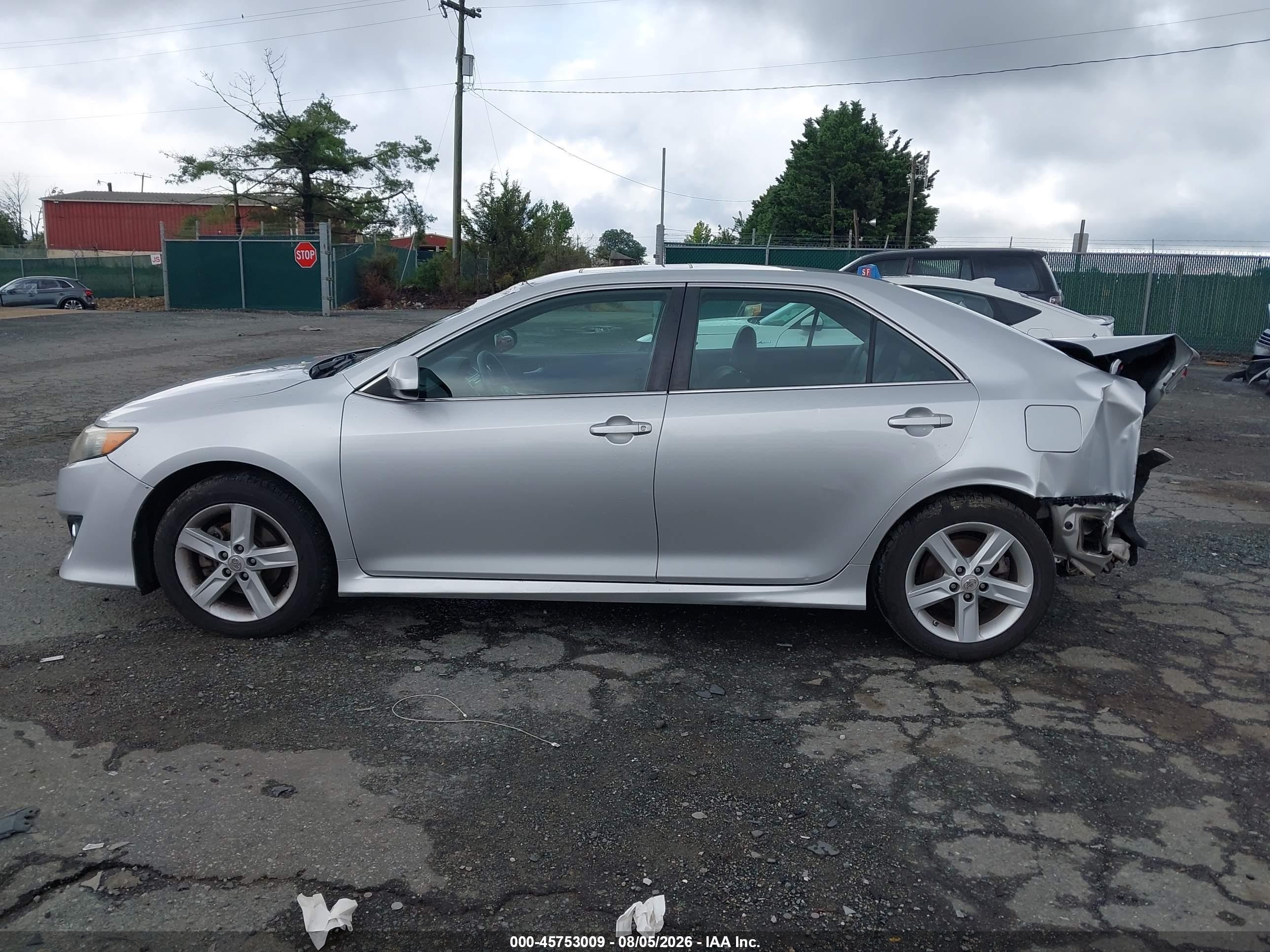 2012 Toyota Camry Se Серый vin: 4T1BF1FK4CU161417