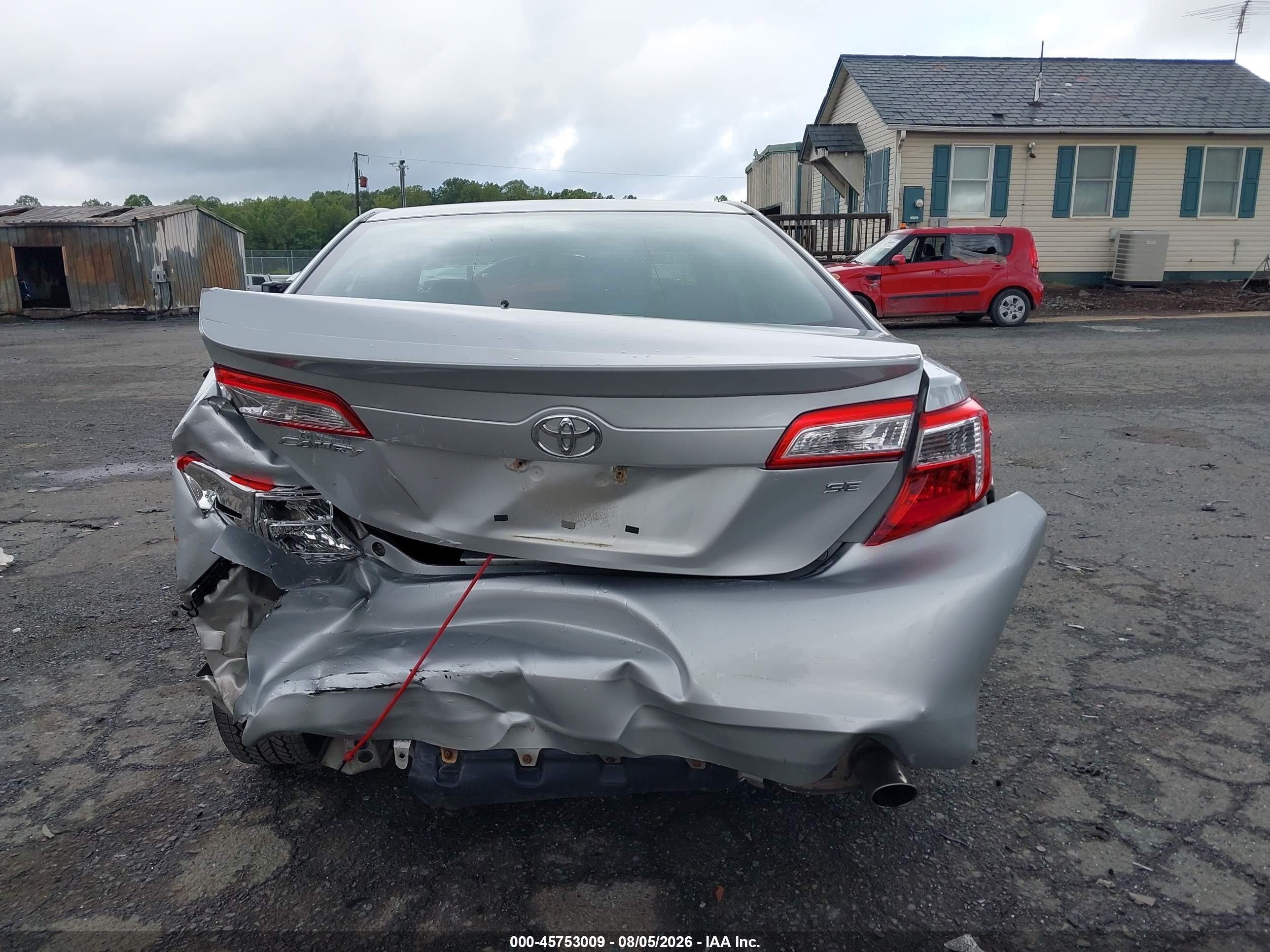 2012 Toyota Camry Se Серый vin: 4T1BF1FK4CU161417