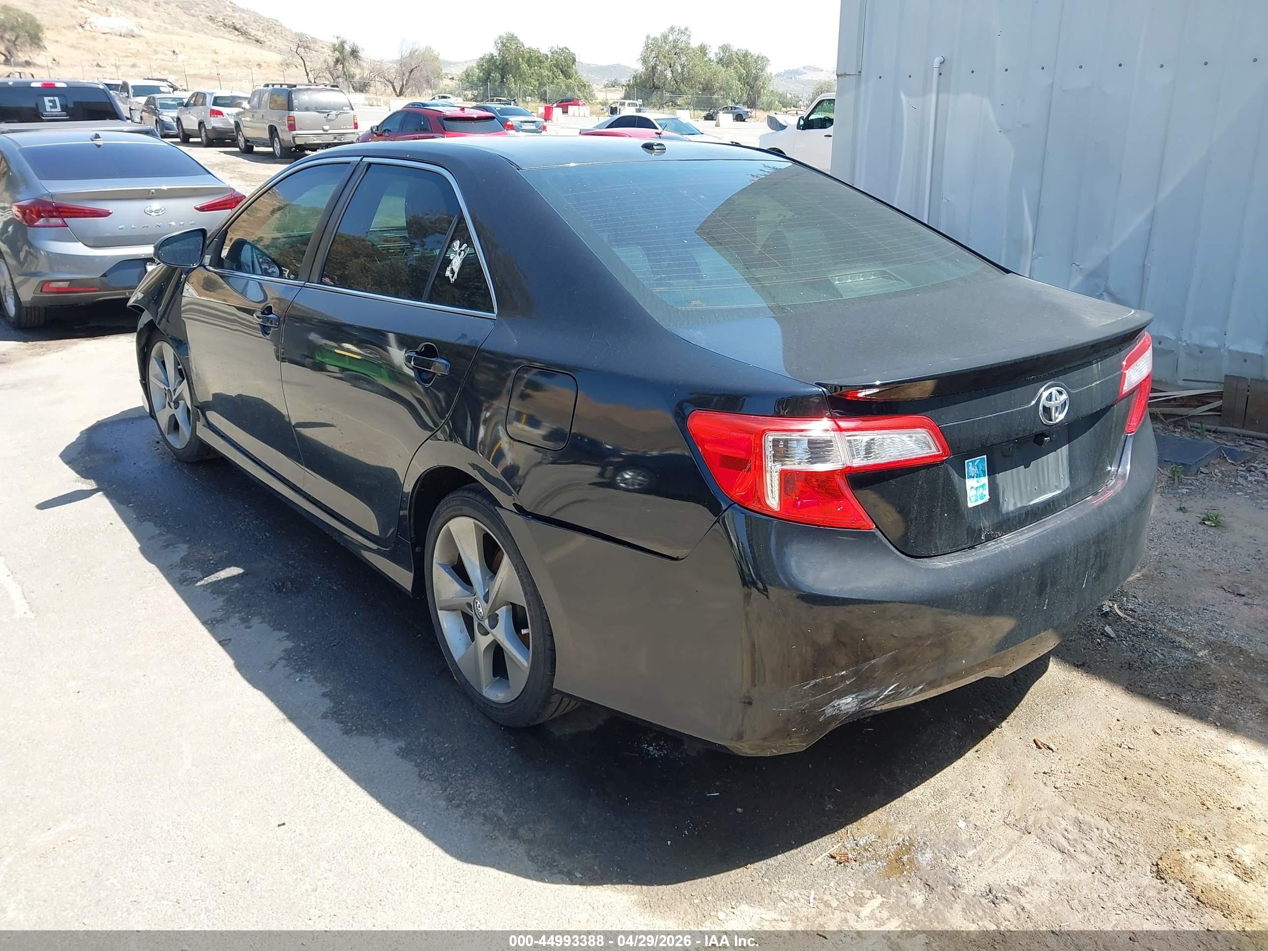 2012 Toyota Camry Se Limited Edition Black vin: 4T1BF1FK4CU166407