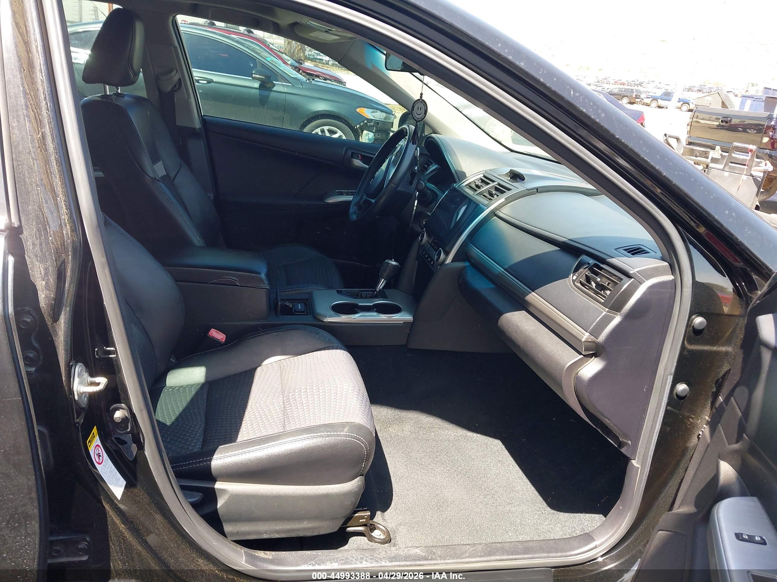 2012 Toyota Camry Se Limited Edition Black vin: 4T1BF1FK4CU166407