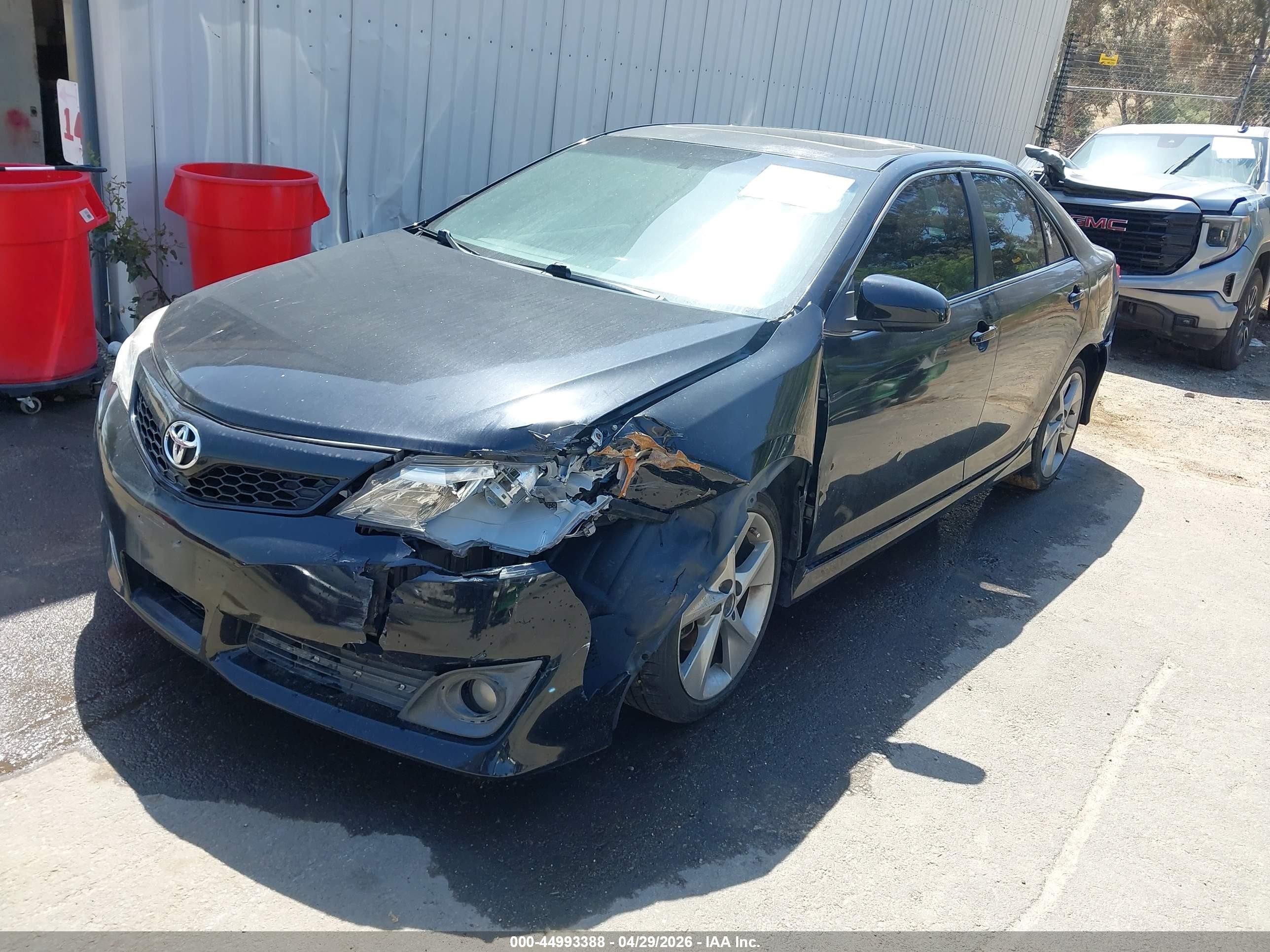 2012 Toyota Camry Se Limited Edition Black vin: 4T1BF1FK4CU166407