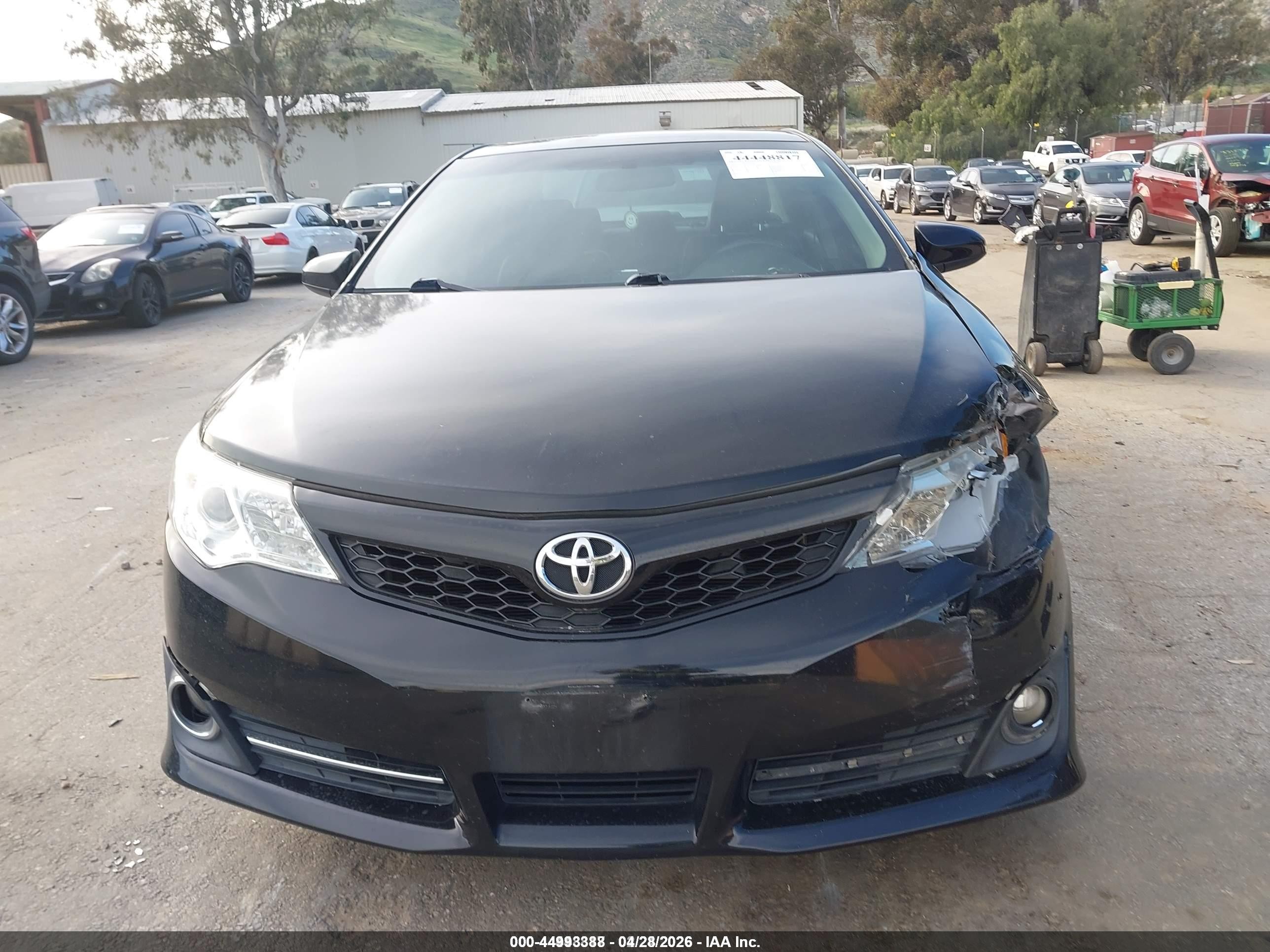 2012 Toyota Camry Se Limited Edition Black vin: 4T1BF1FK4CU166407