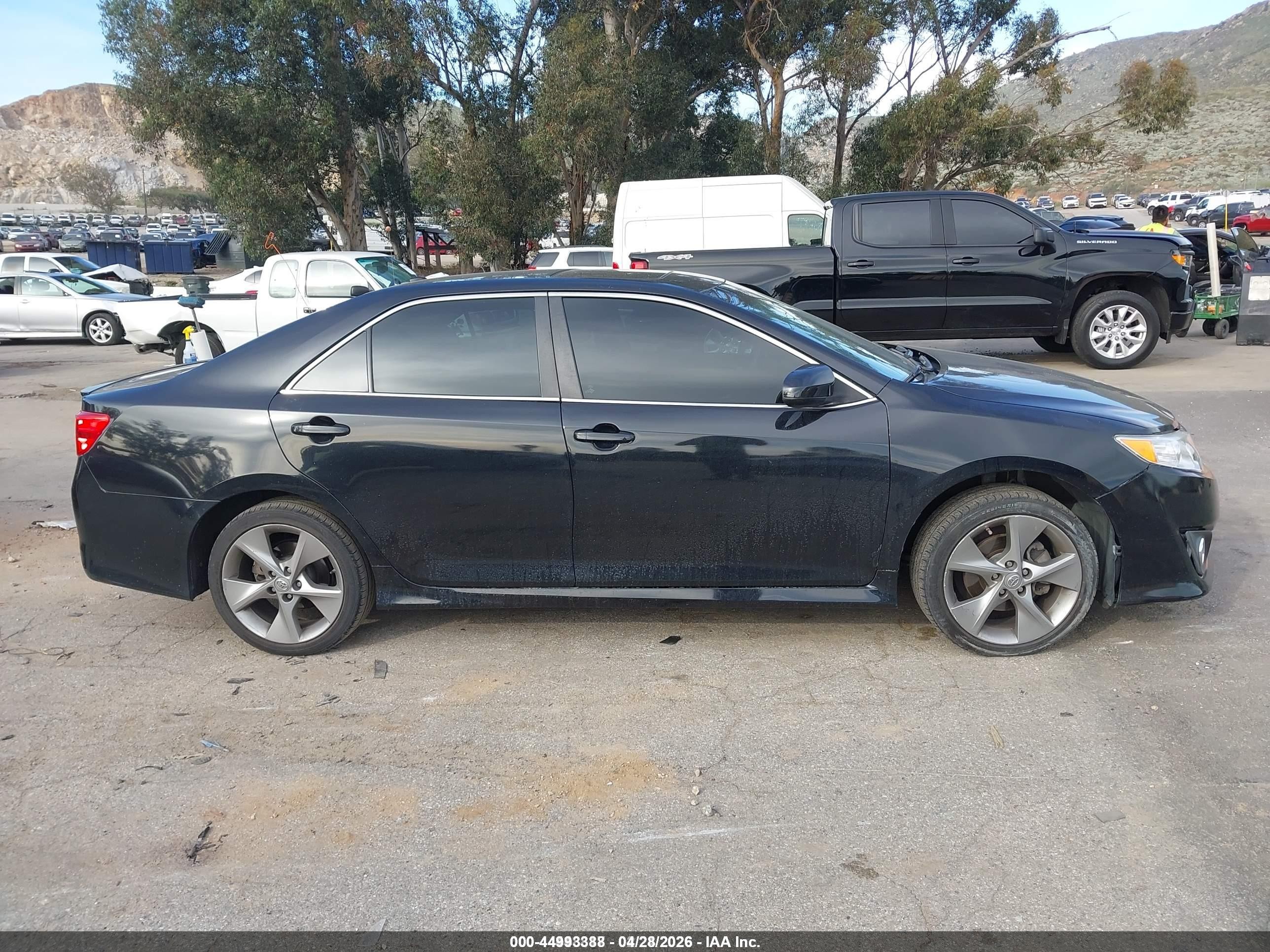 2012 Toyota Camry Se Limited Edition Black vin: 4T1BF1FK4CU166407