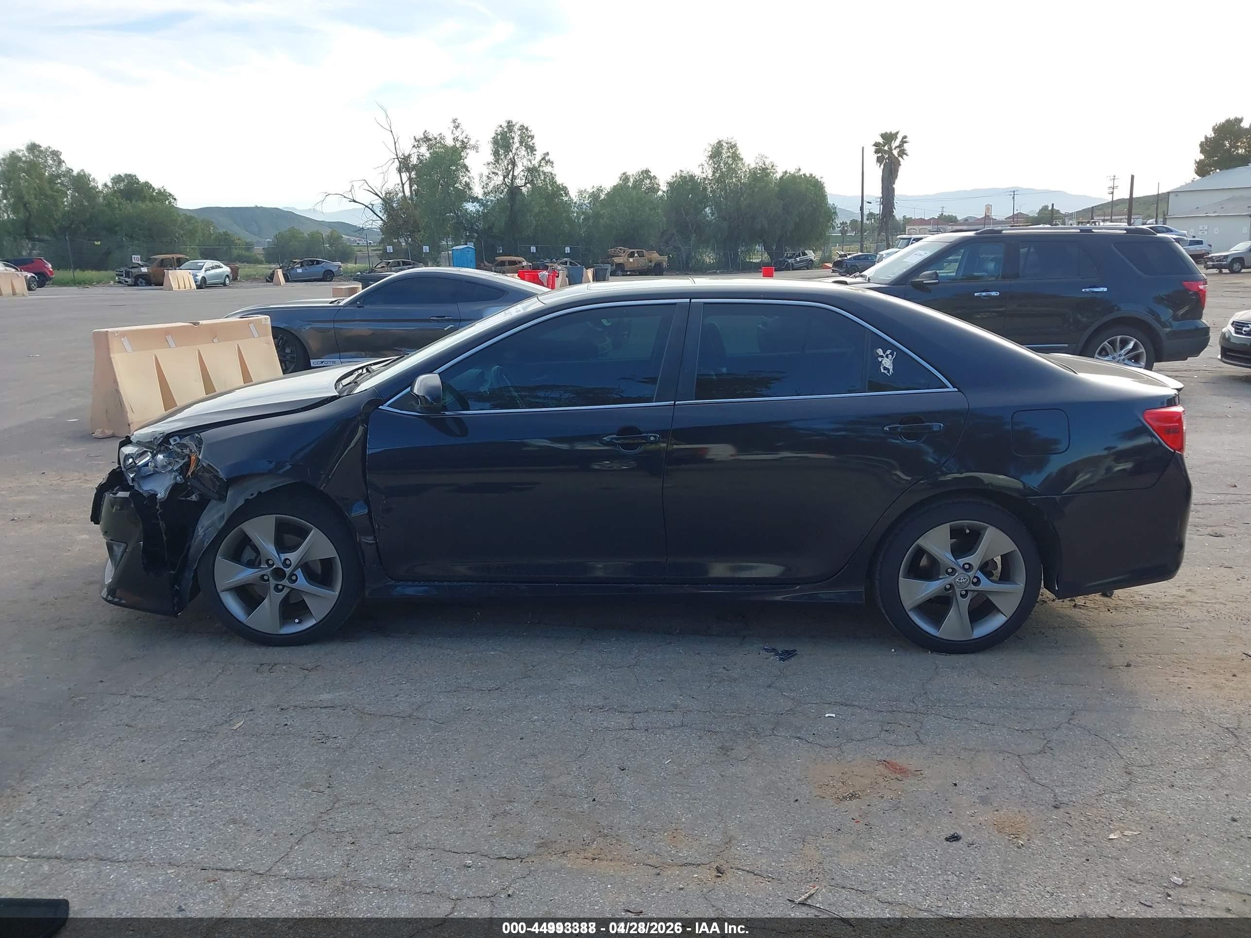 2012 Toyota Camry Se Limited Edition Black vin: 4T1BF1FK4CU166407