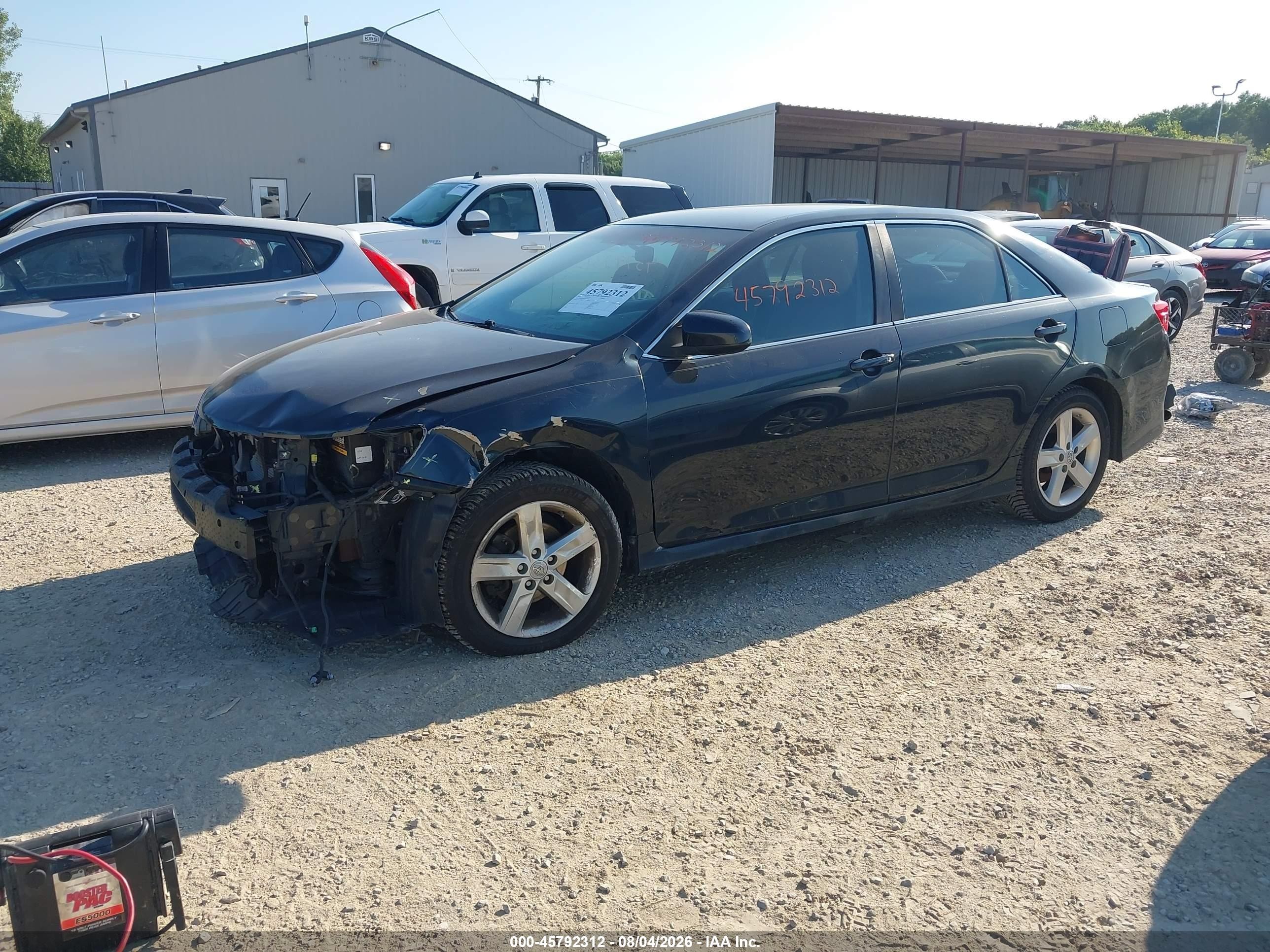 2012 Toyota Camry Se Black vin: 4T1BF1FK4CU166701